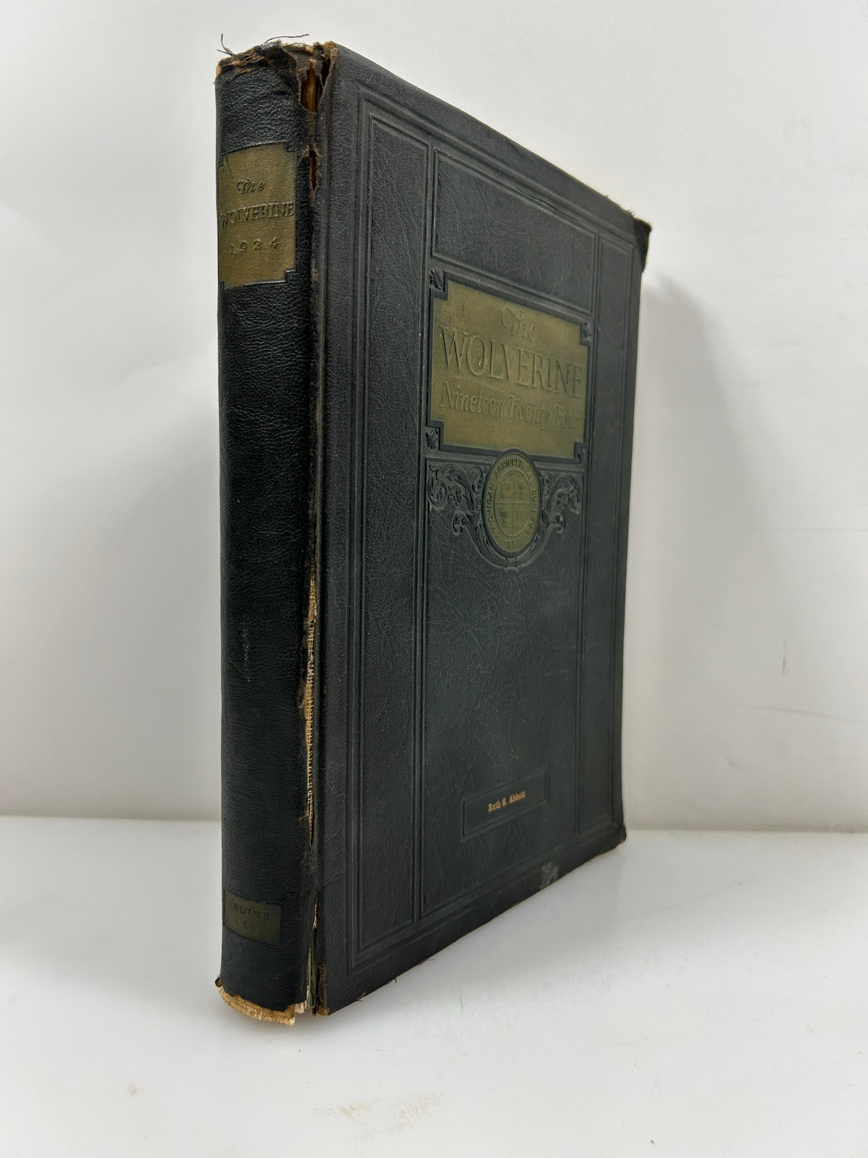 1924 Michigan Agricultural College Yearbook Wolverine