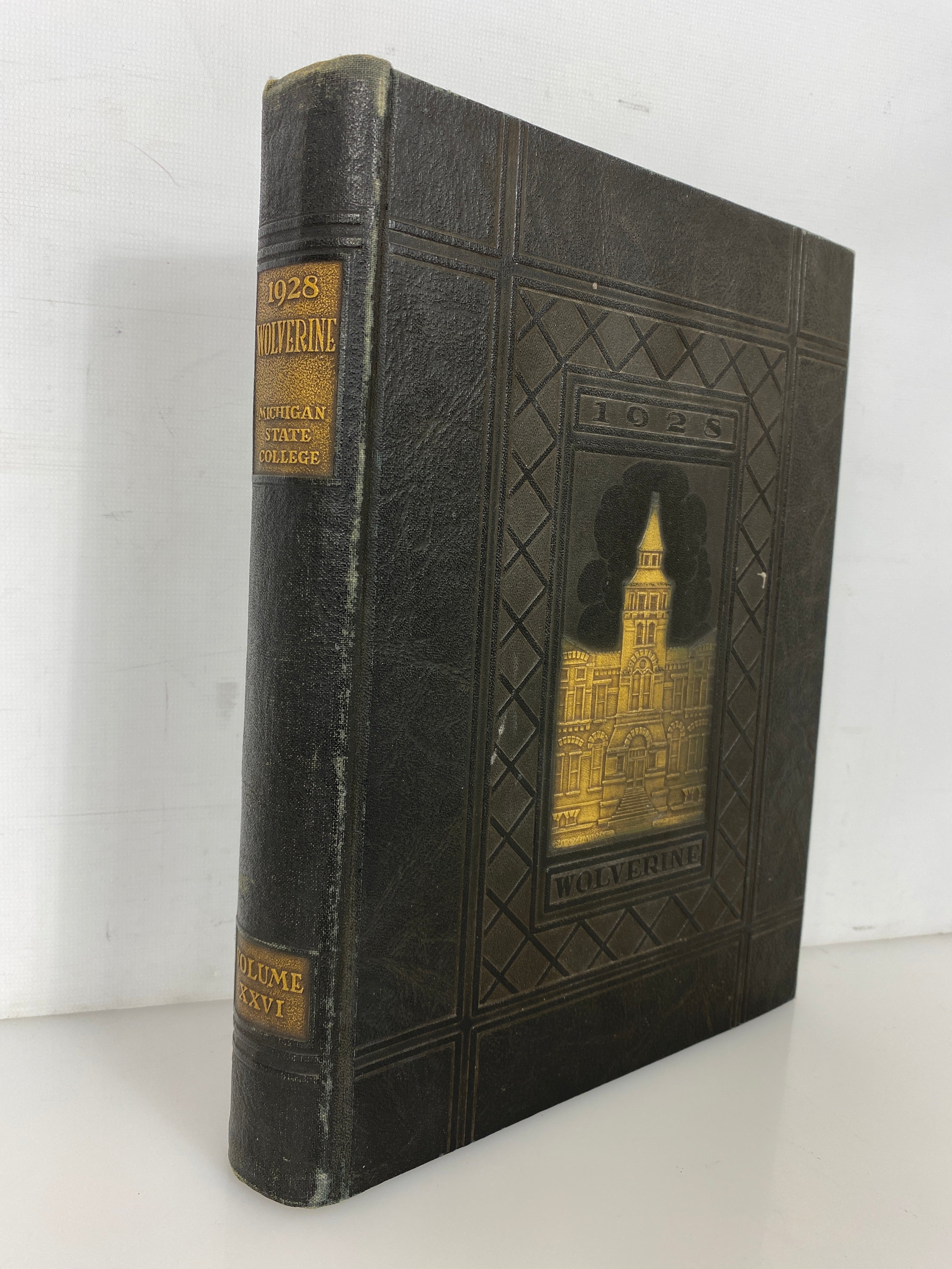 1928 Michigan State College "Wolverine" Yearbook HC