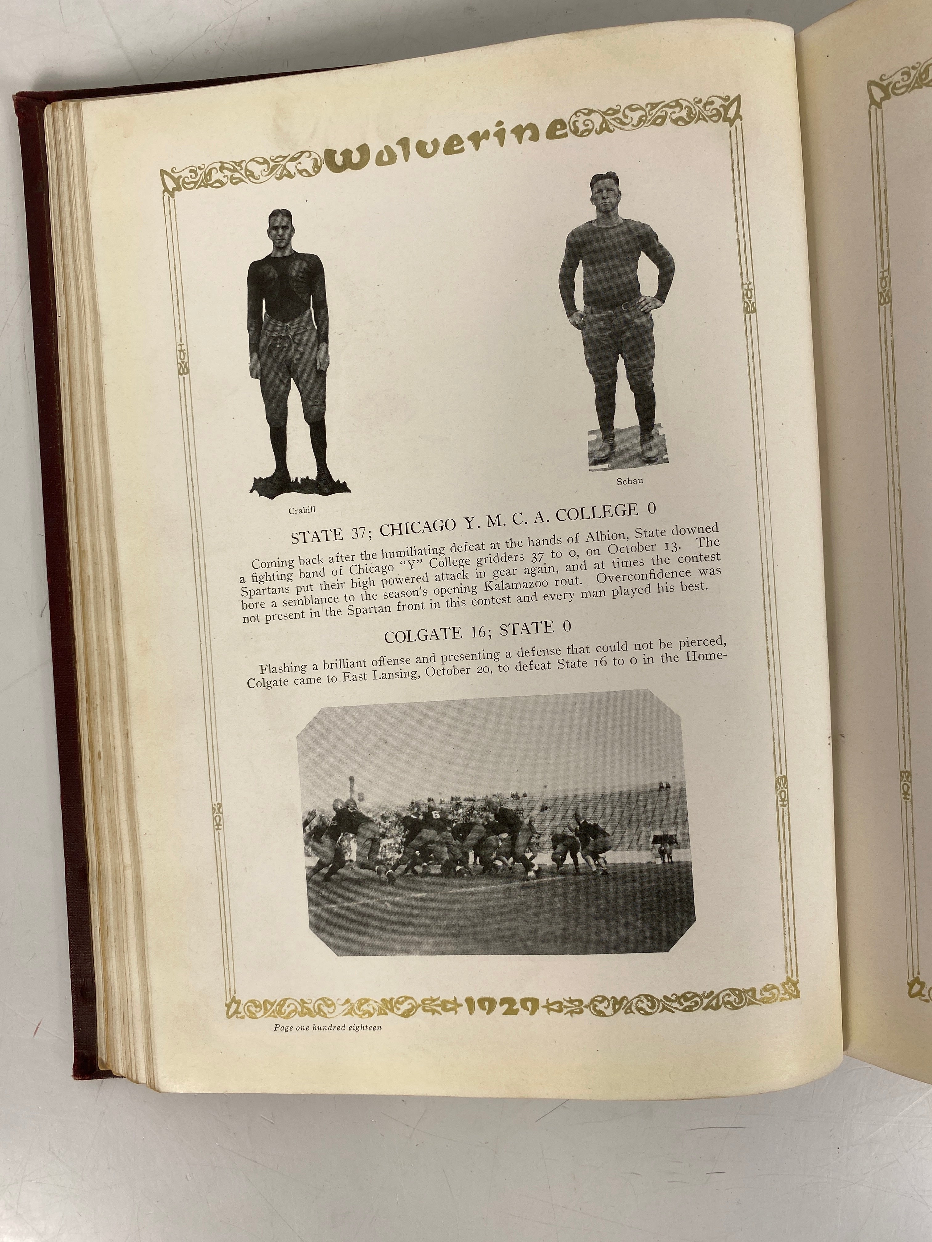 1929 Michigan State College "Wolverine" Yearbook HC
