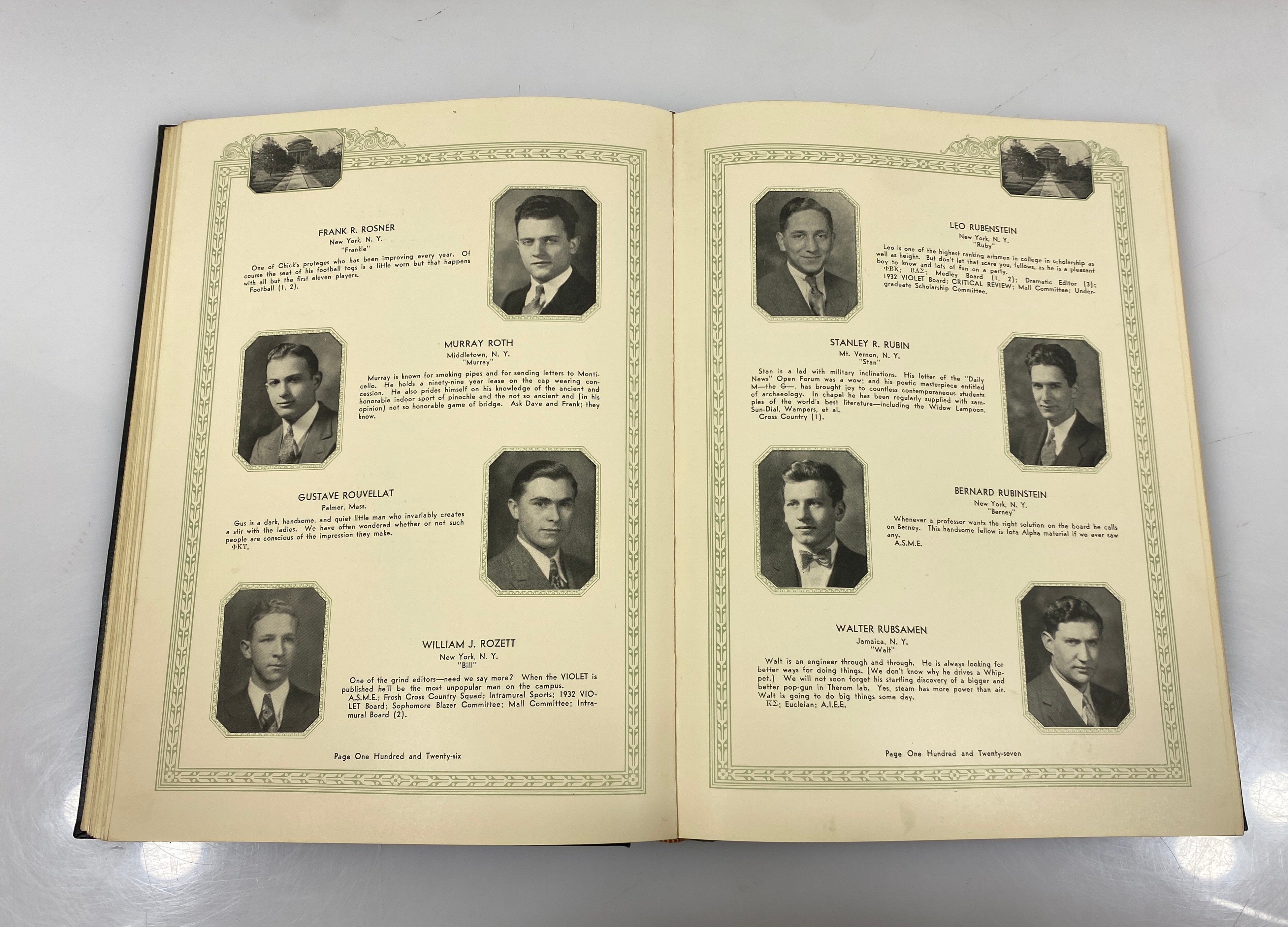 1932 The Violet New York University Yearbook New York City, NY HC