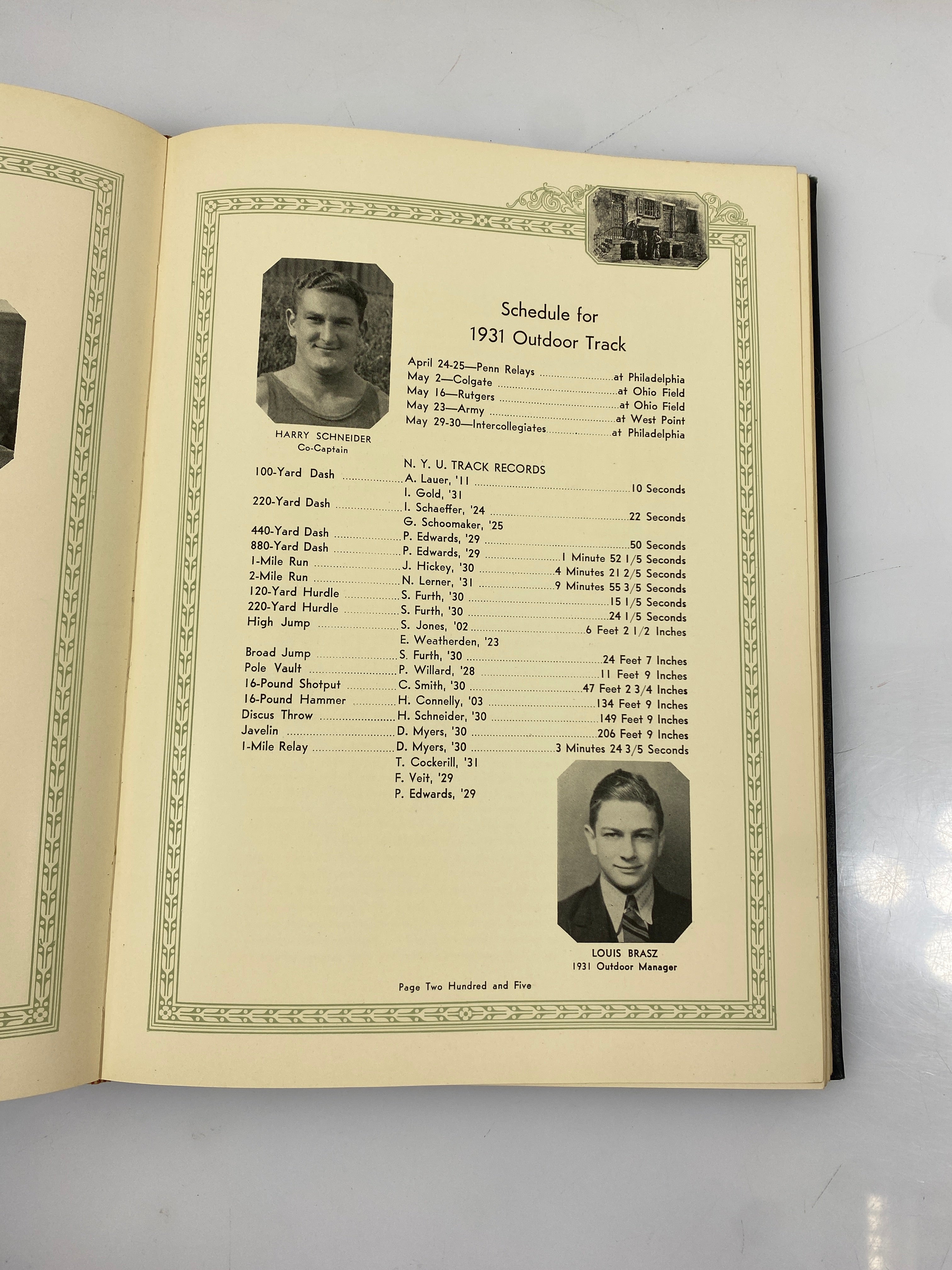 1932 The Violet New York University Yearbook New York City, NY HC