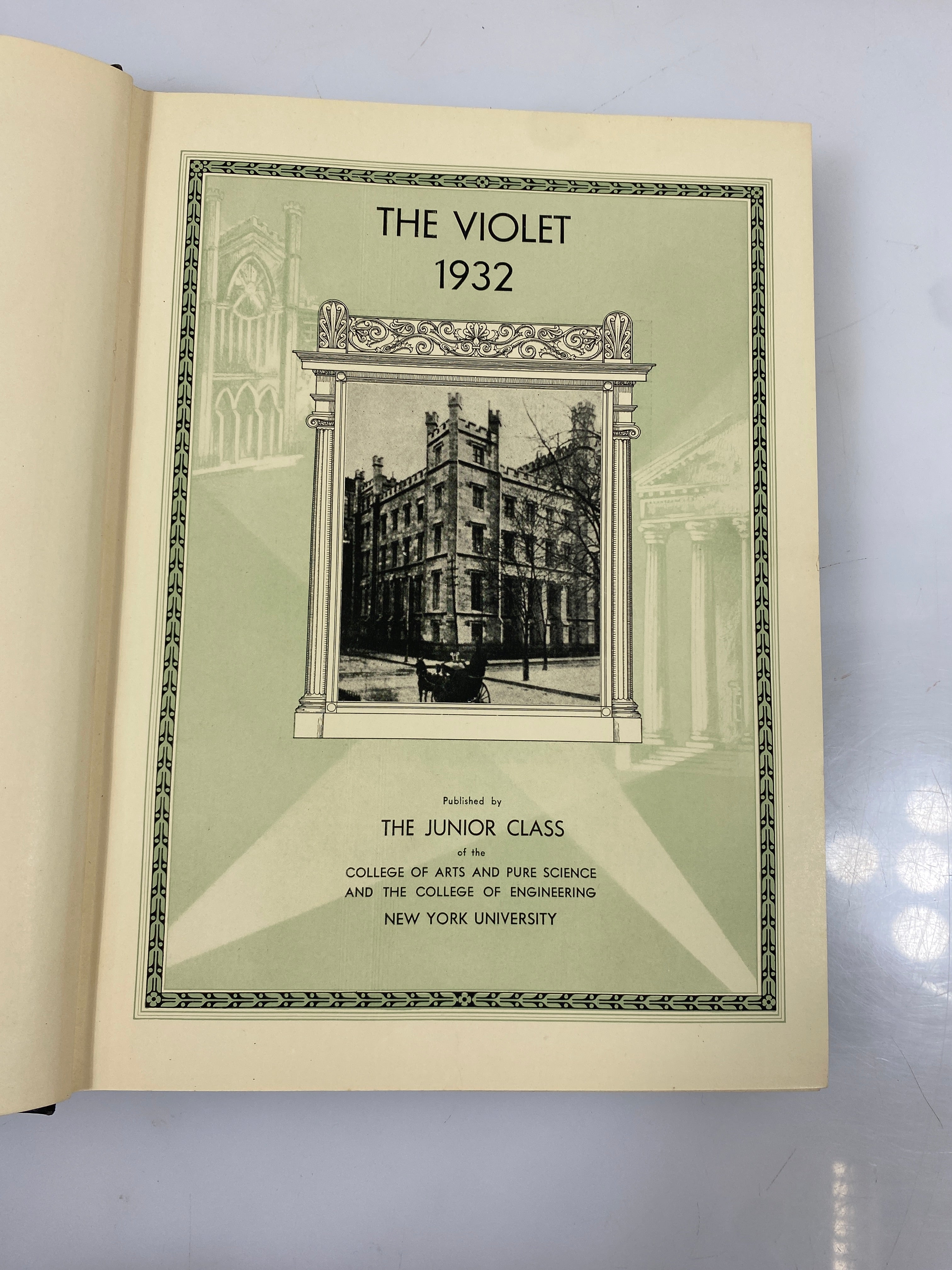 1932 The Violet New York University Yearbook New York City, NY HC
