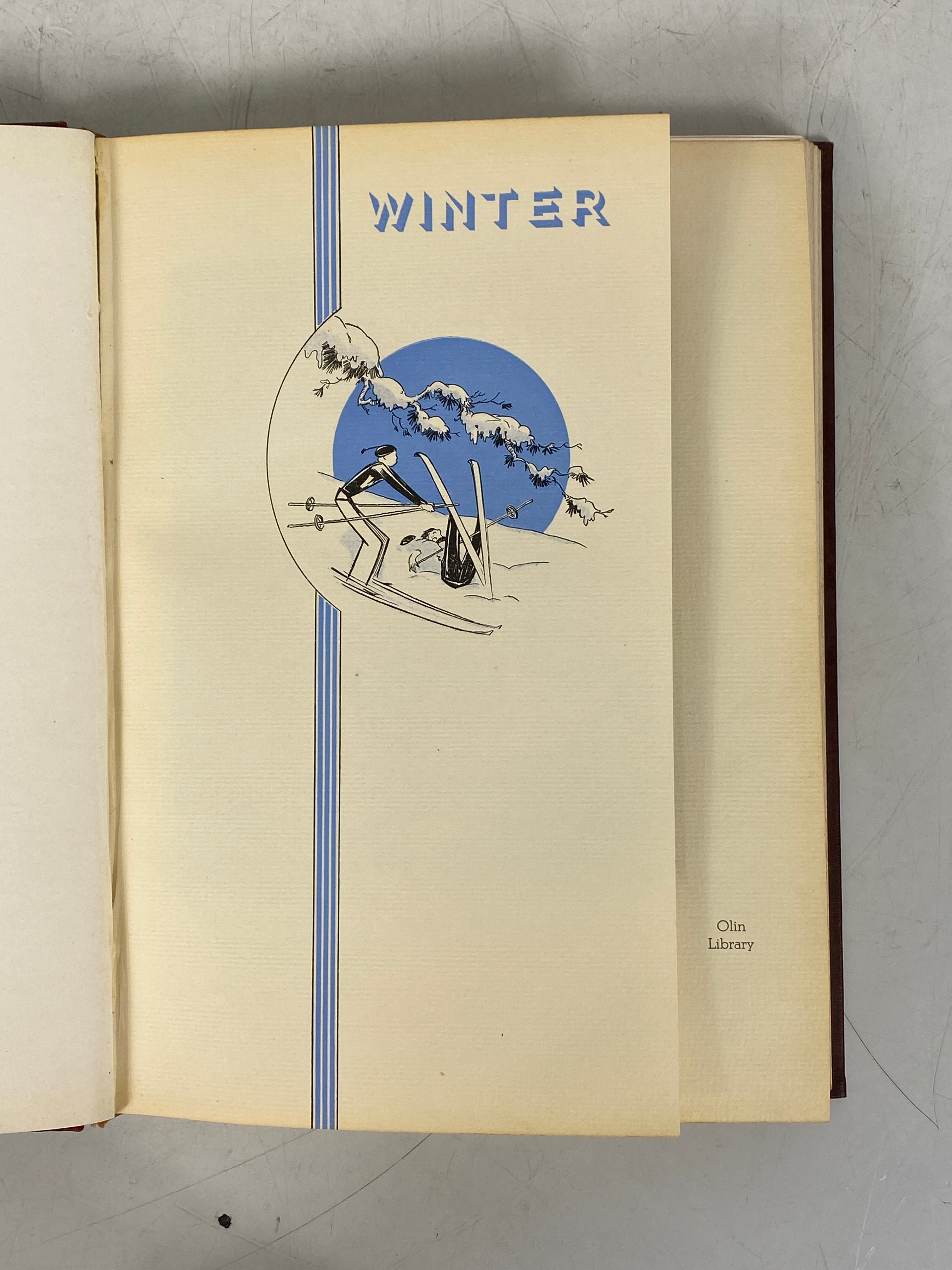 1935 Wesleyan University Yearbook Middletown Connecticut HC