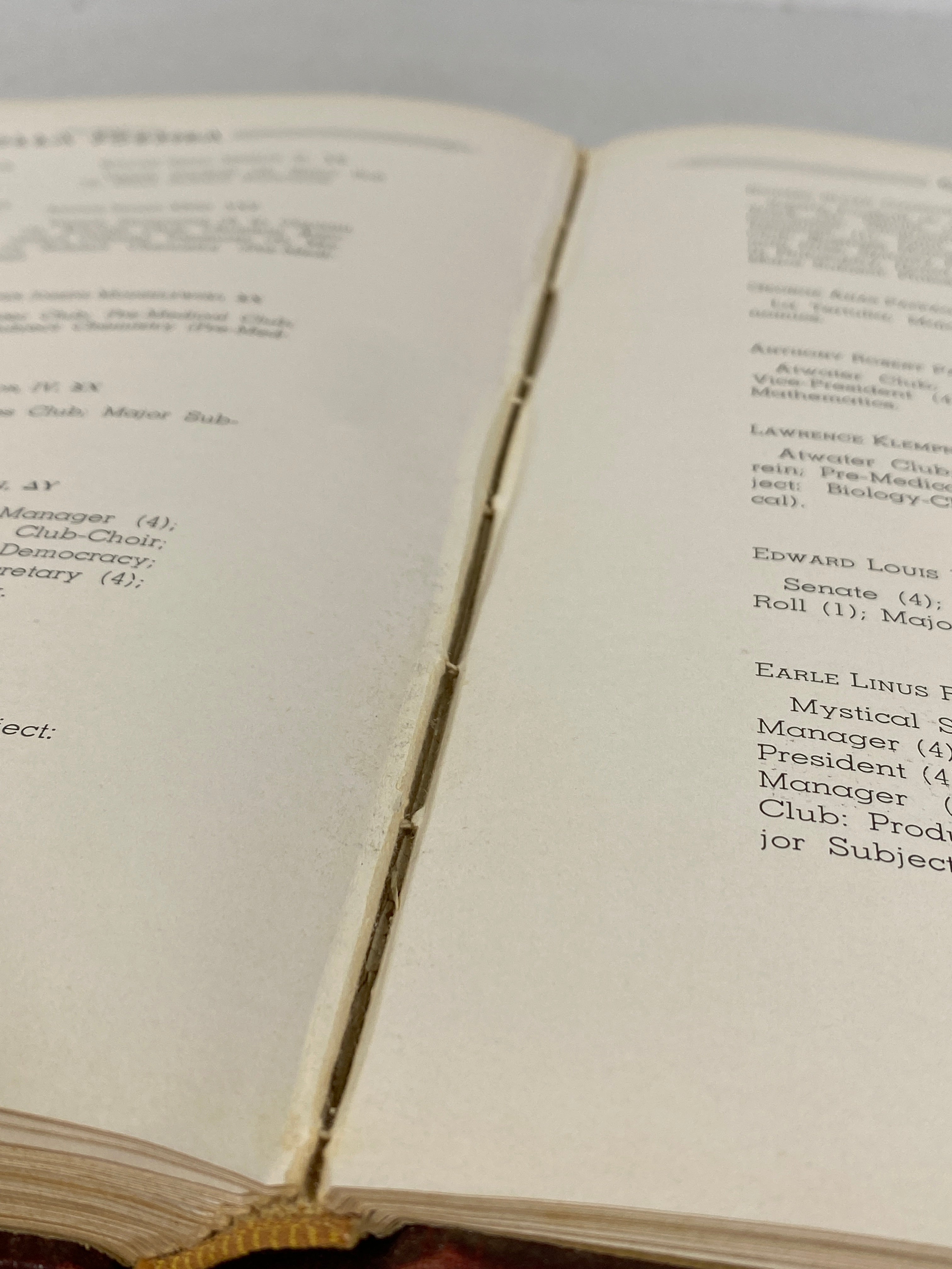 1935 Wesleyan University Yearbook Middletown Connecticut HC