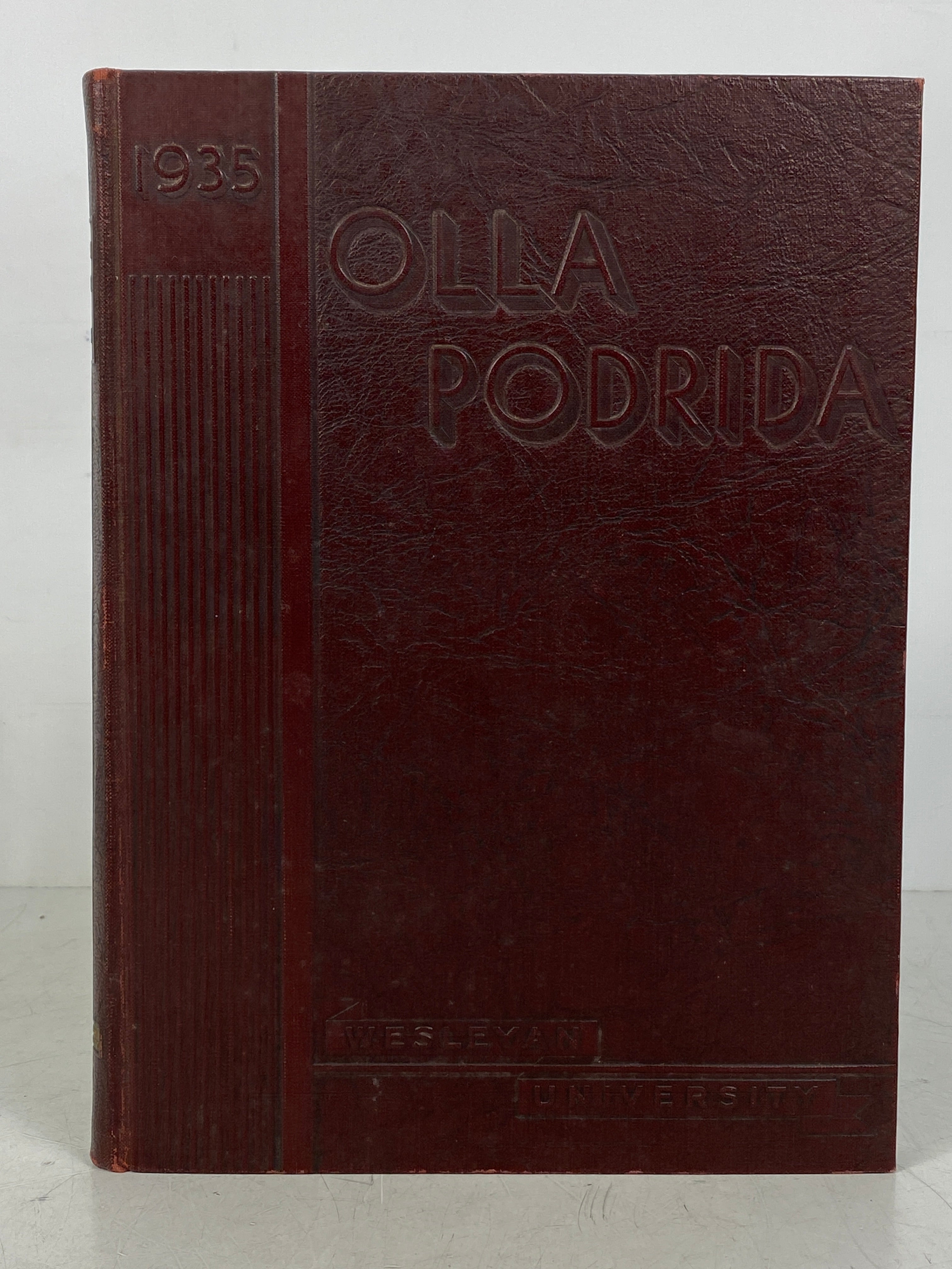1935 Wesleyan University Yearbook Middletown Connecticut HC