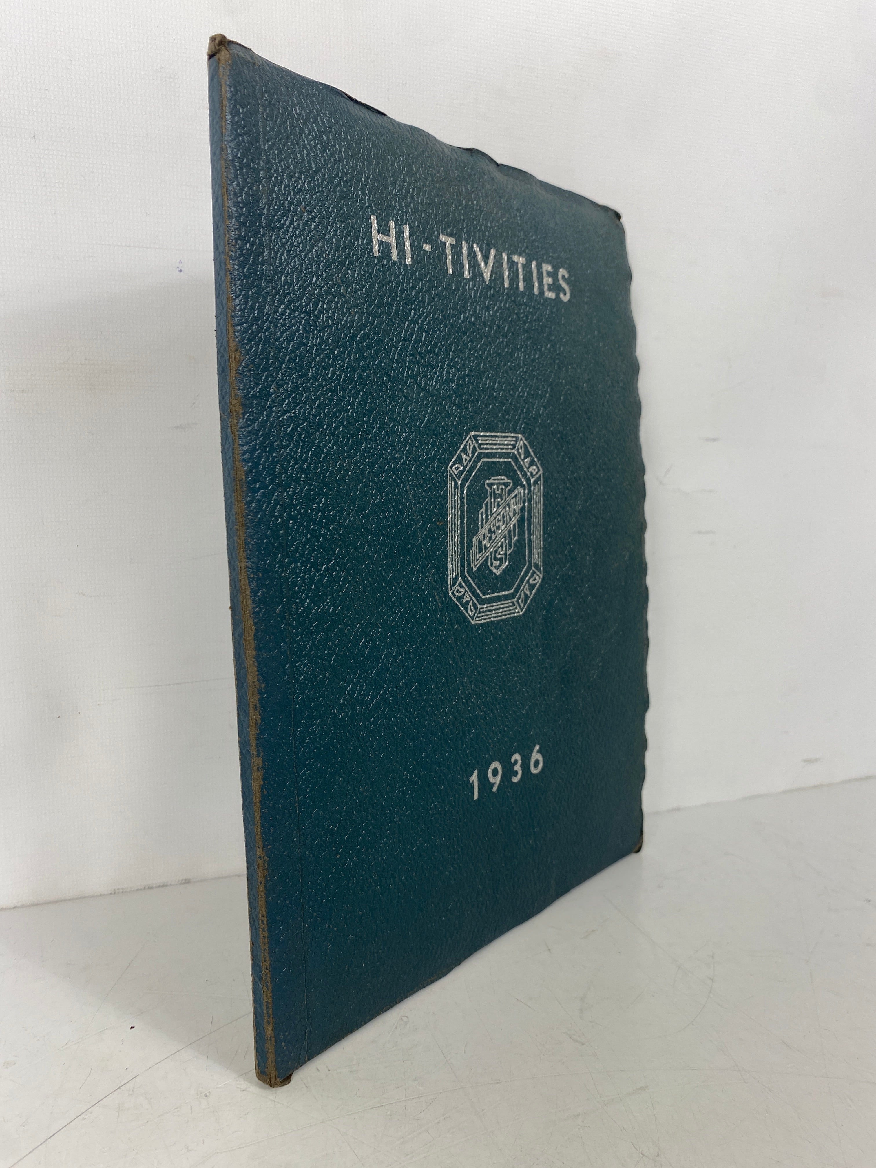 1936 Cressona High School Yearbook Cressona Pennsylvania SC