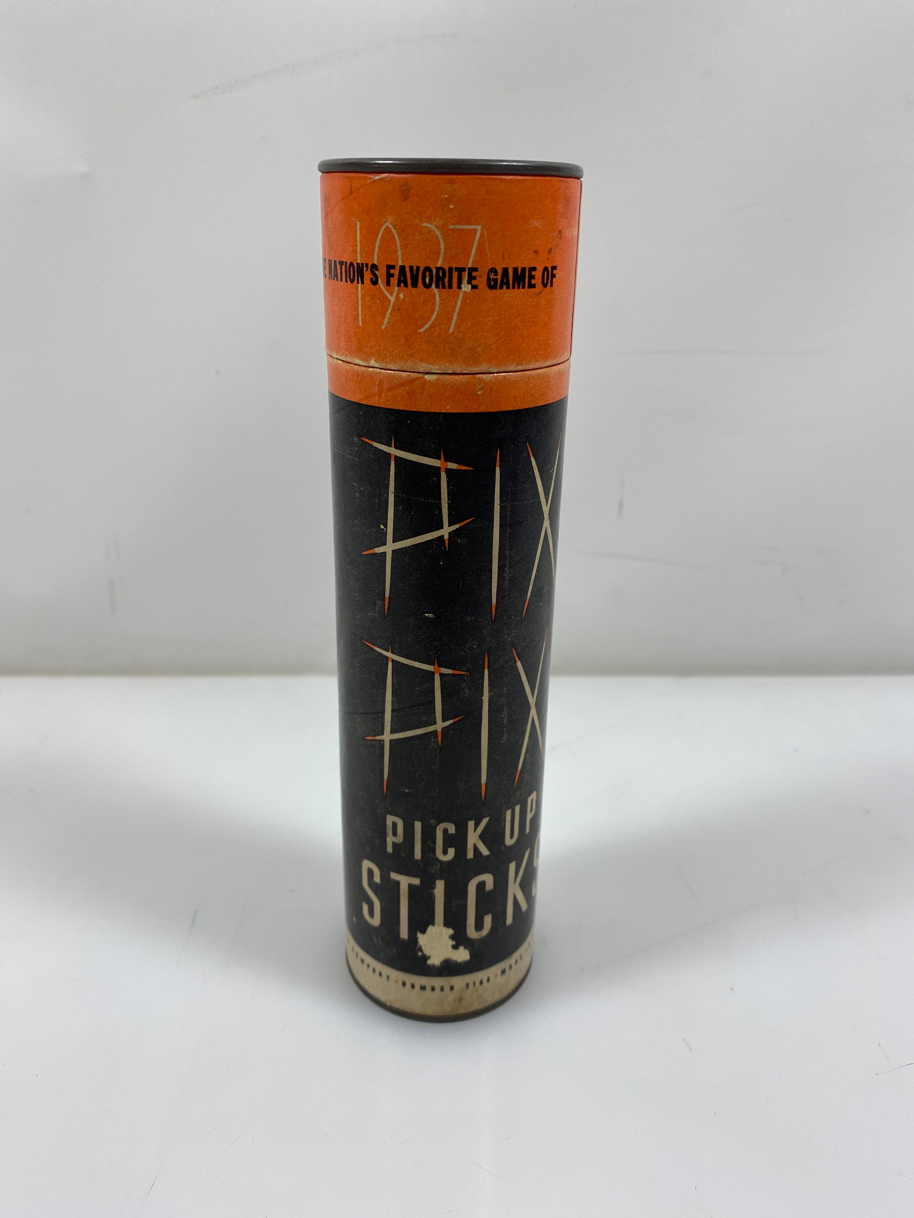 1937 Pick-Up Sticks by Whitmer Publishing 36 Wood Sticks Toy