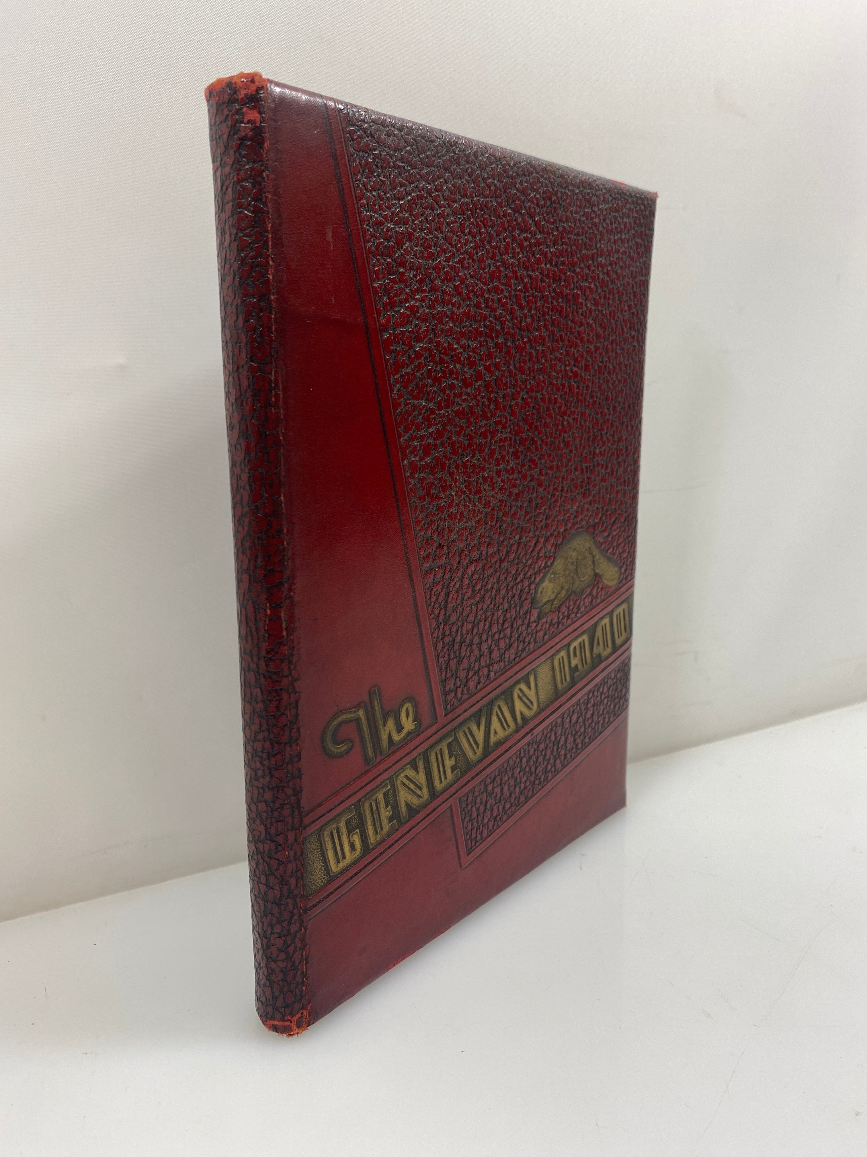 1940 Geneva College Yearbook "The Genevan" Beaver Falls PA HC