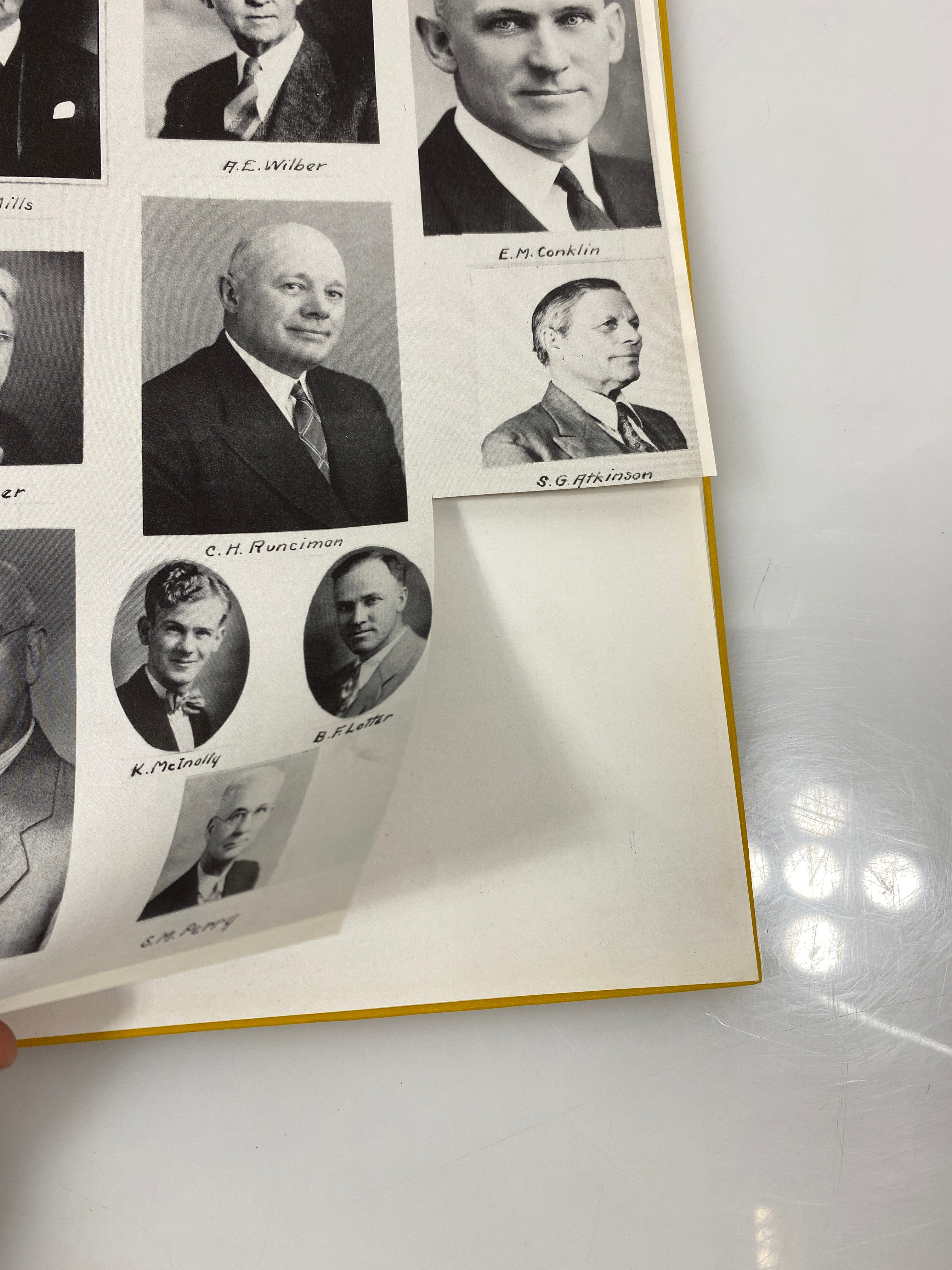 1940 "The Cardinal" Millington High School Yearbook Millington MI HC
