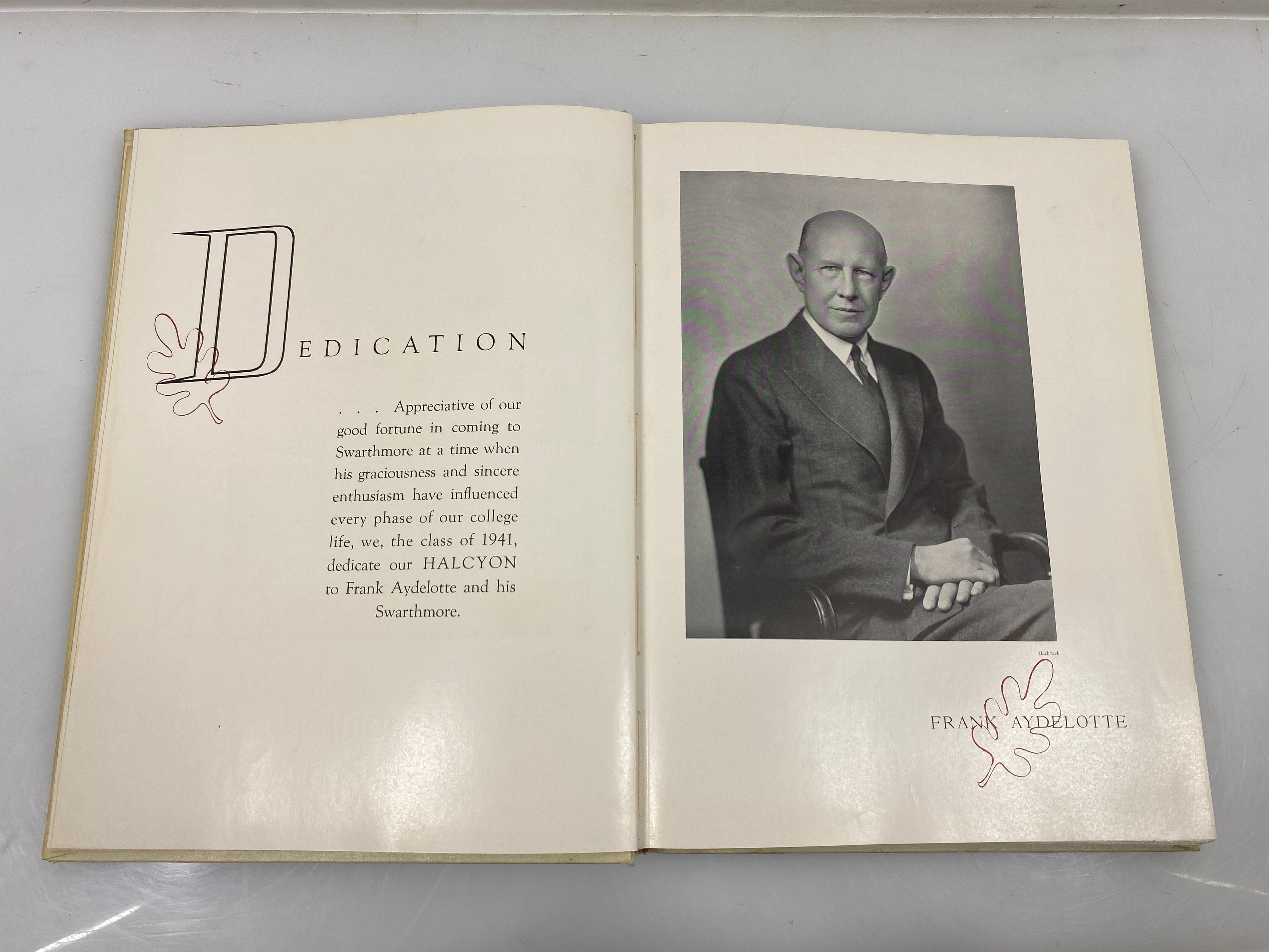 1941 "Halcyon" Swarthmore College Yearbook Swarthmore, PA HC
