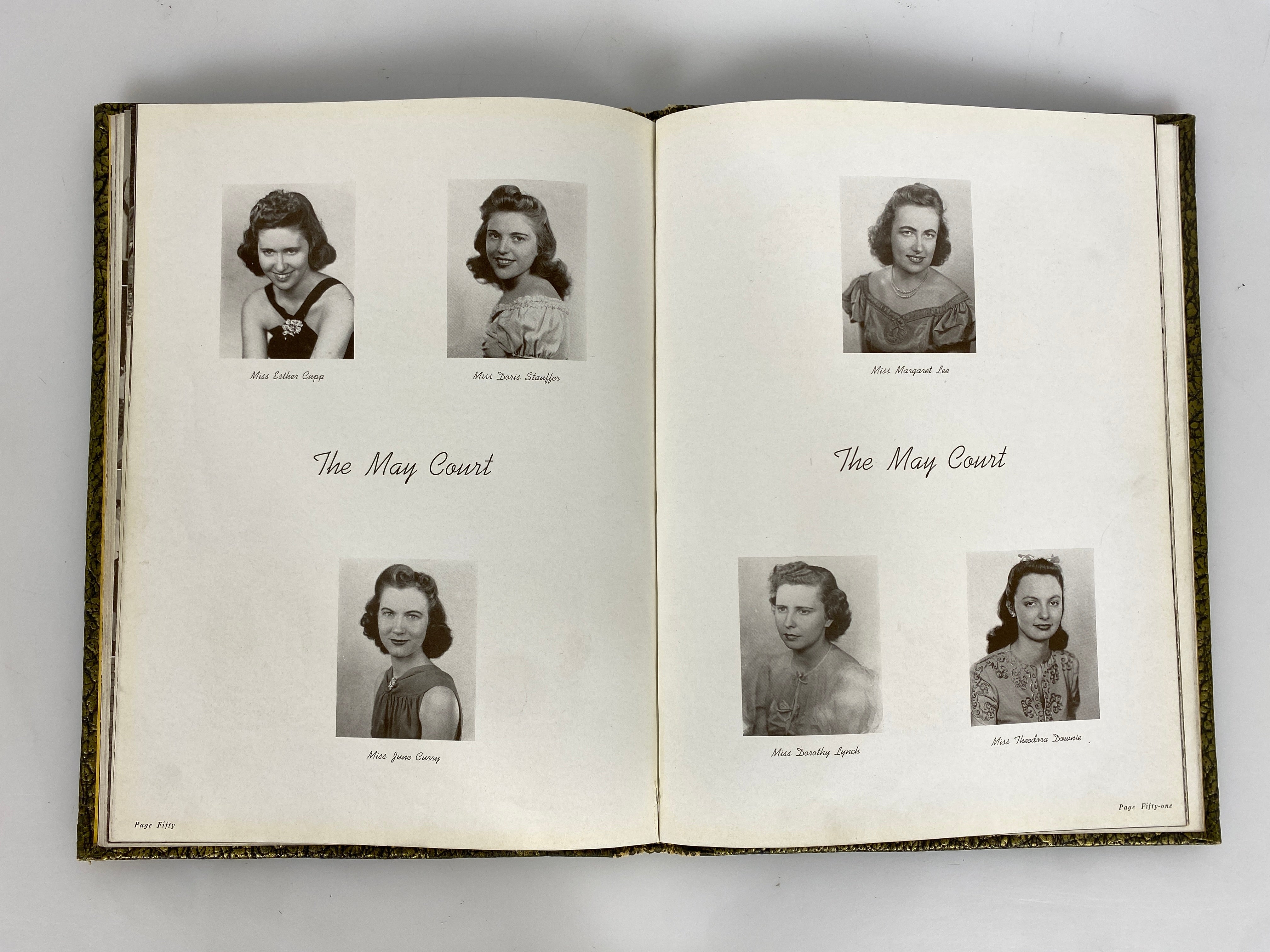 1942 Geneva College Yearbook Beaver Falls Pennsylvania HC