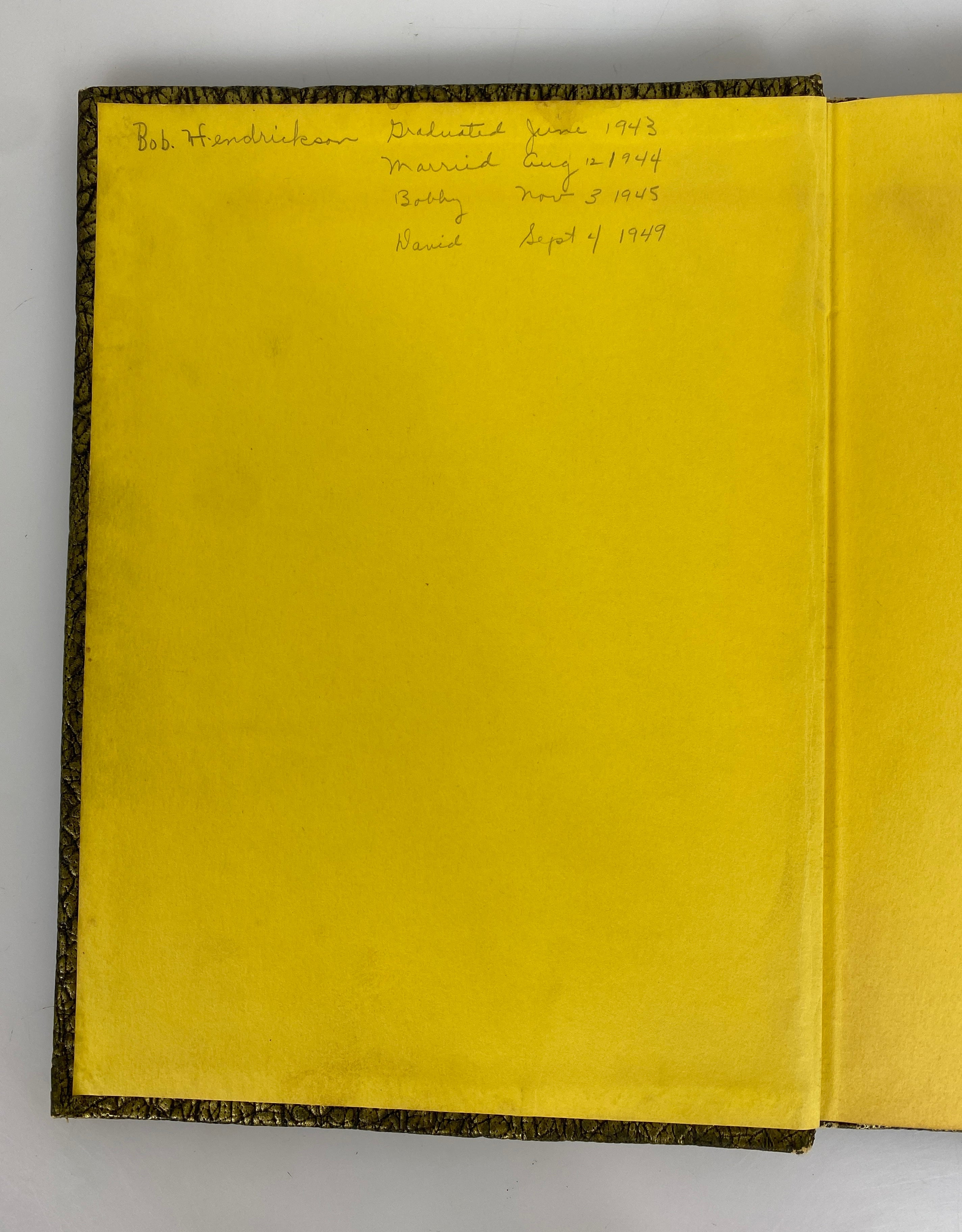 1942 Geneva College Yearbook Beaver Falls Pennsylvania HC