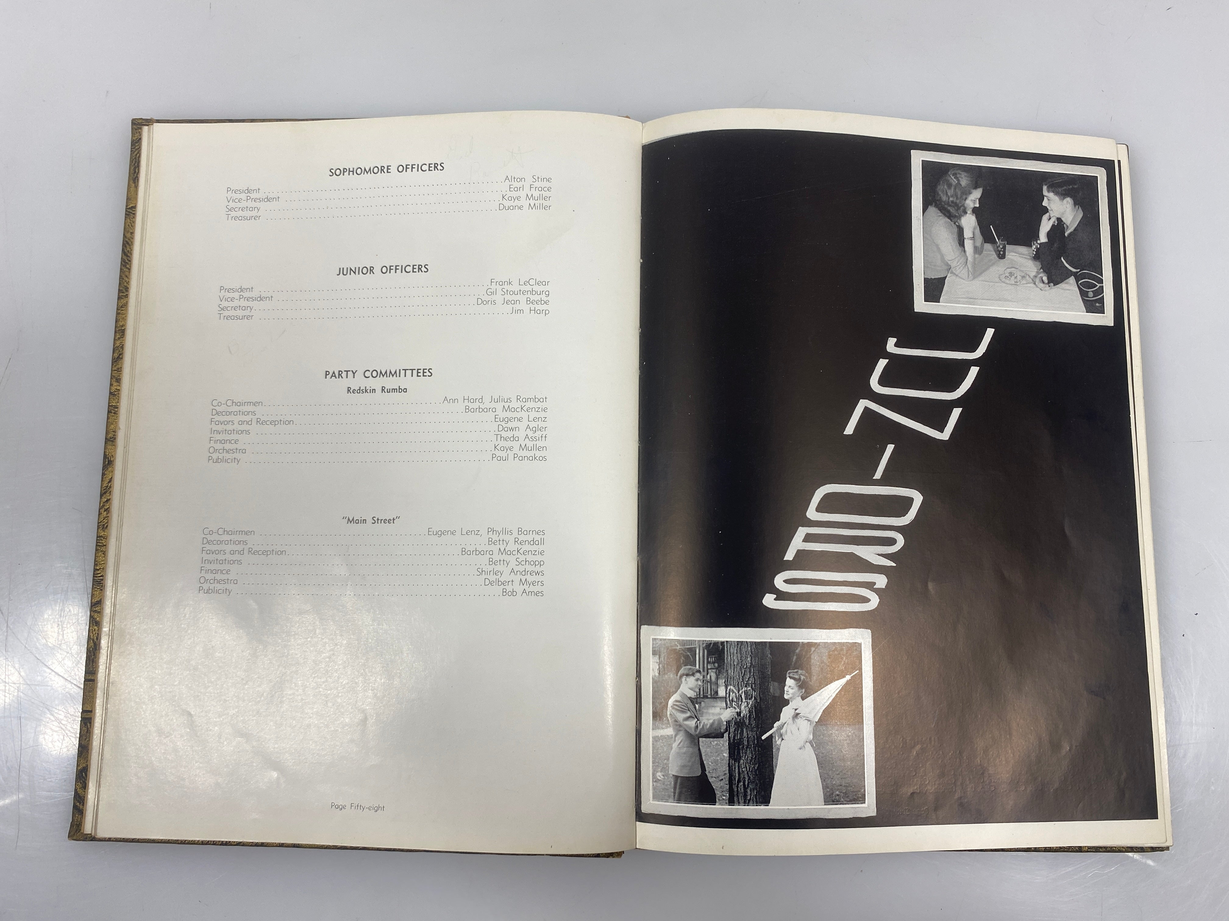 1942 'Oracle' Central High School Yearbook Lansing Michigan HC