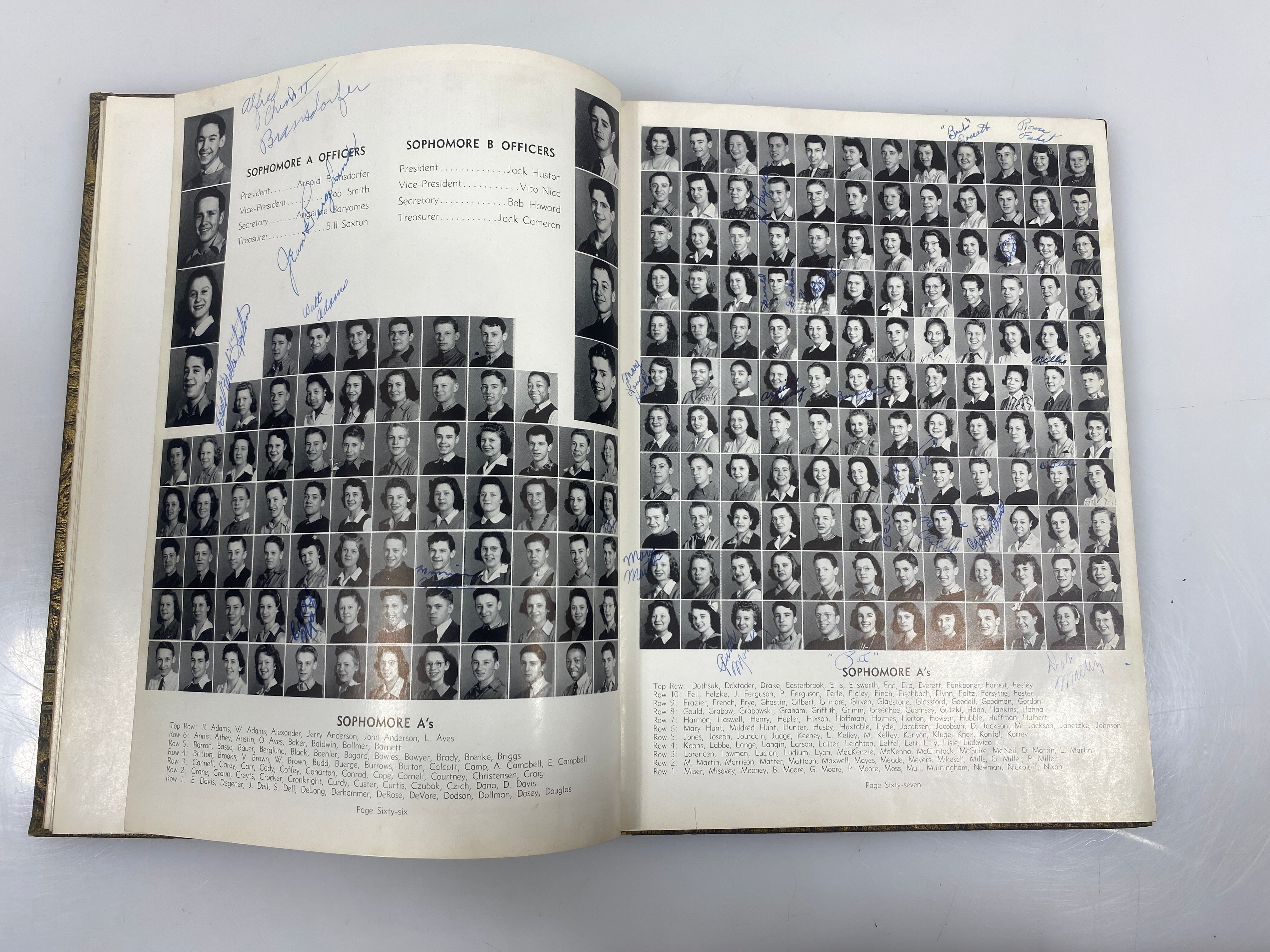 1942 'Oracle' Central High School Yearbook Lansing Michigan HC