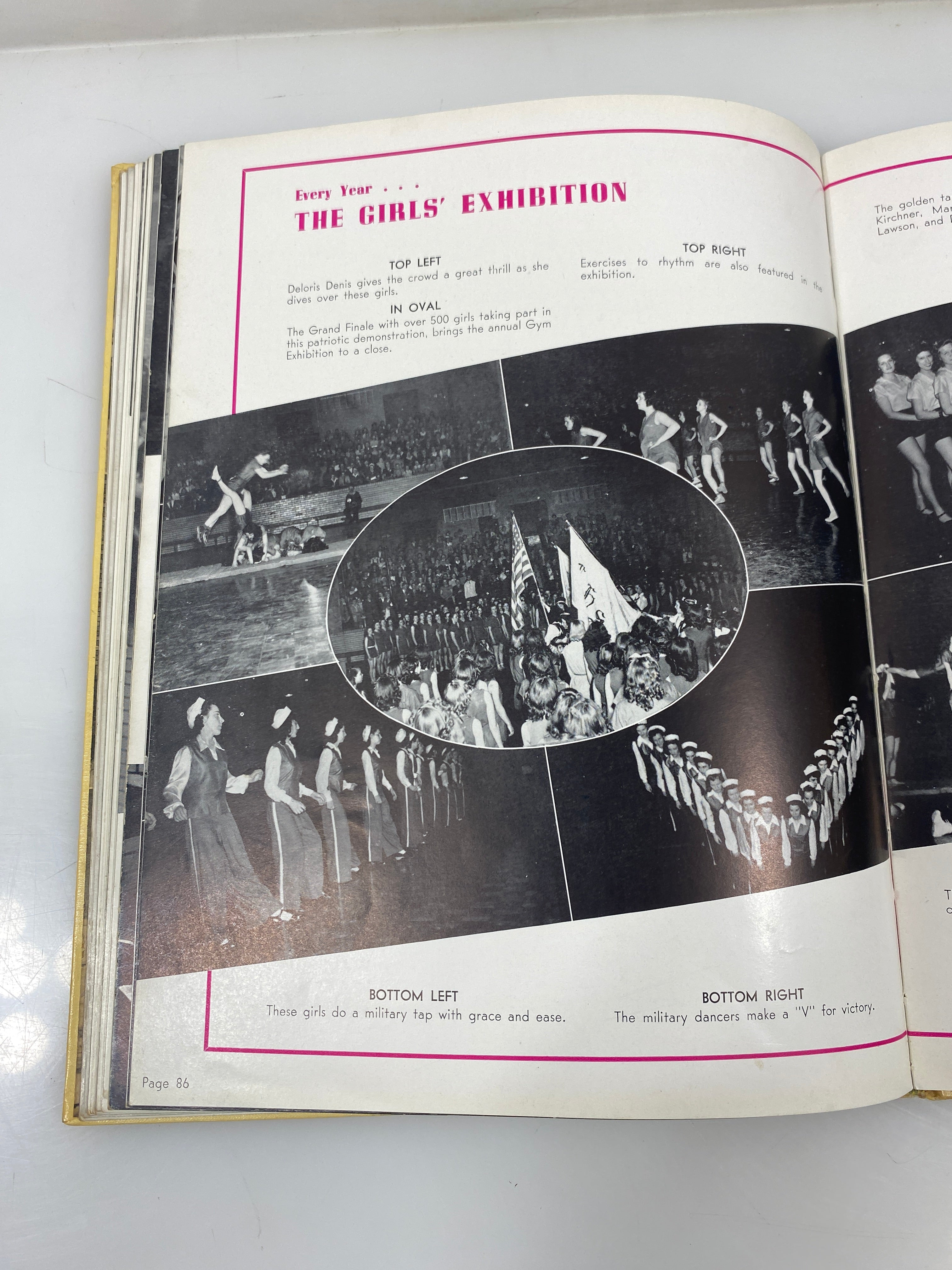 1942 "The Caldron" Central High School Yearbook Fort Wayne, IN HC