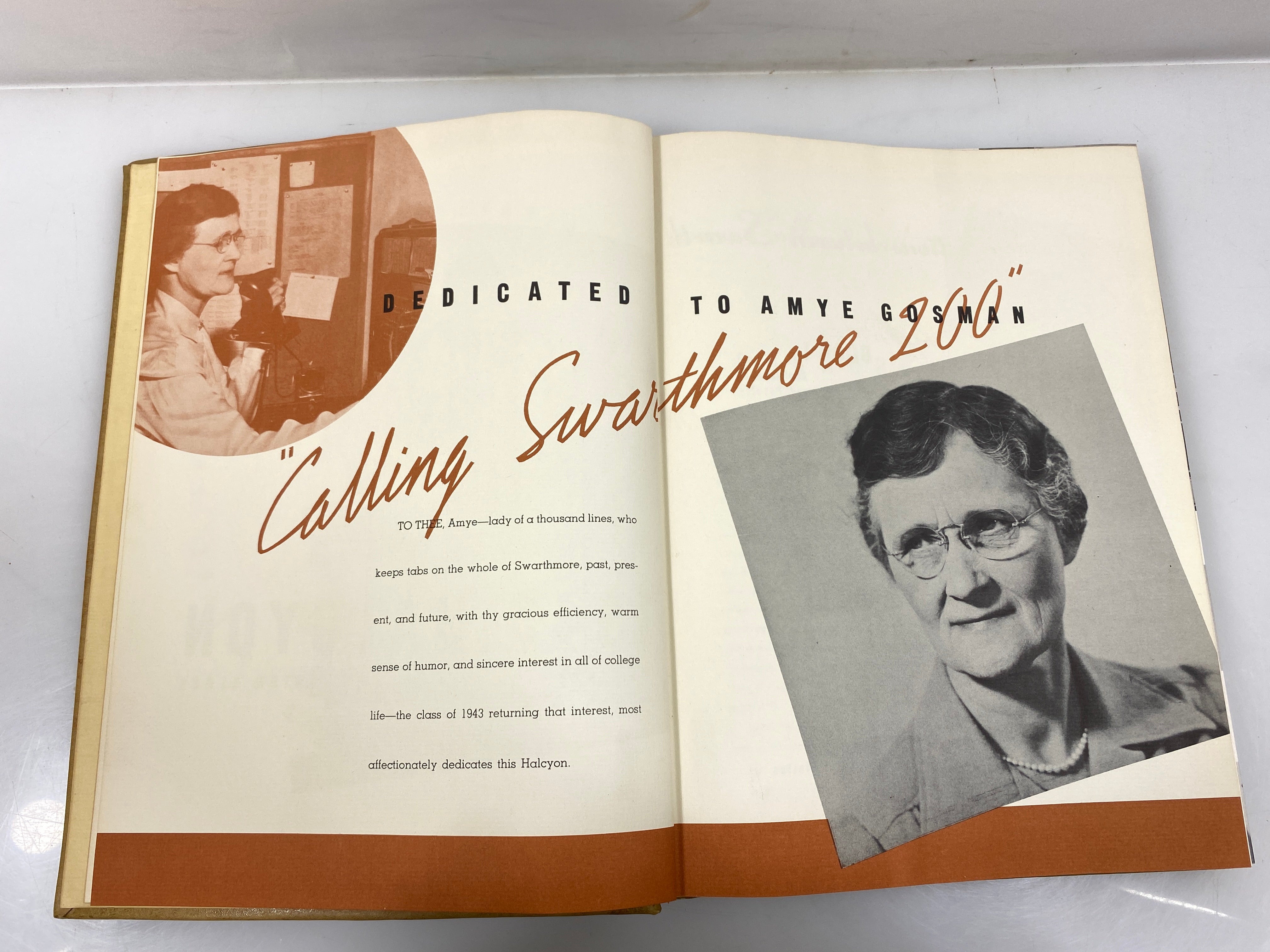 1943 "Halcyon" Swarthmore College Swarthmore, PA HC