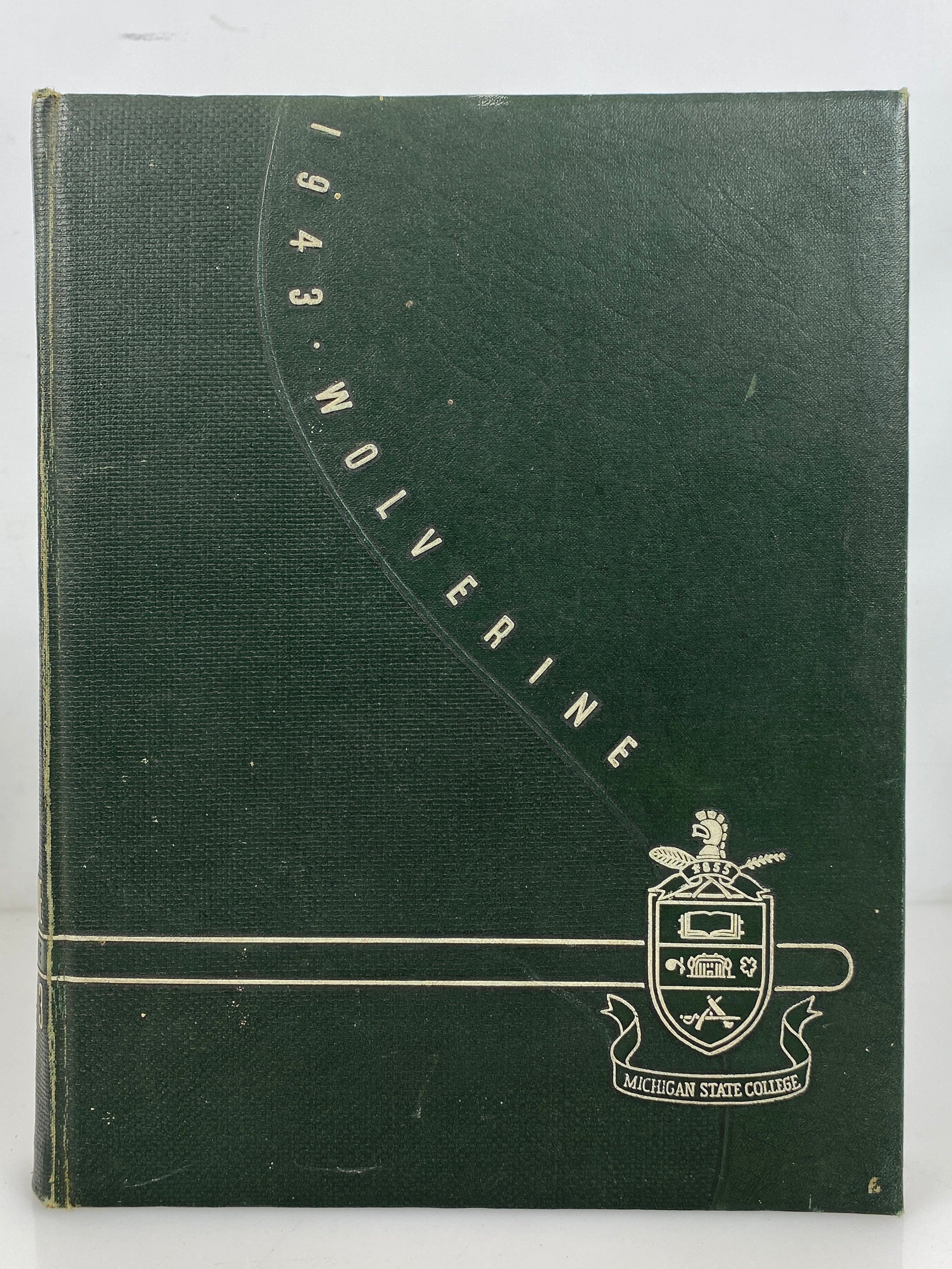 1943 Michigan State College "Wolverine" Yearbook HC