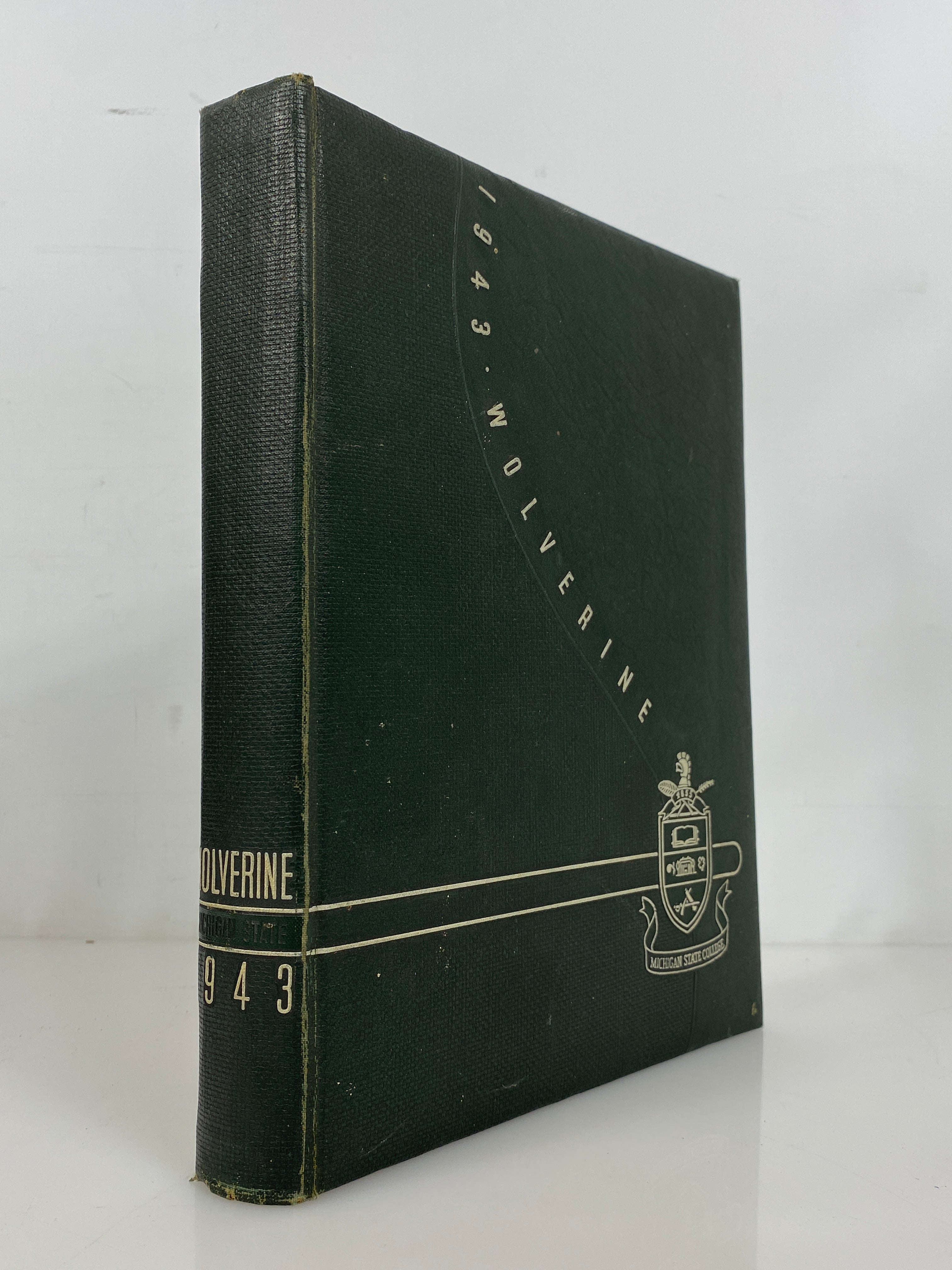 1943 Michigan State College "Wolverine" Yearbook HC
