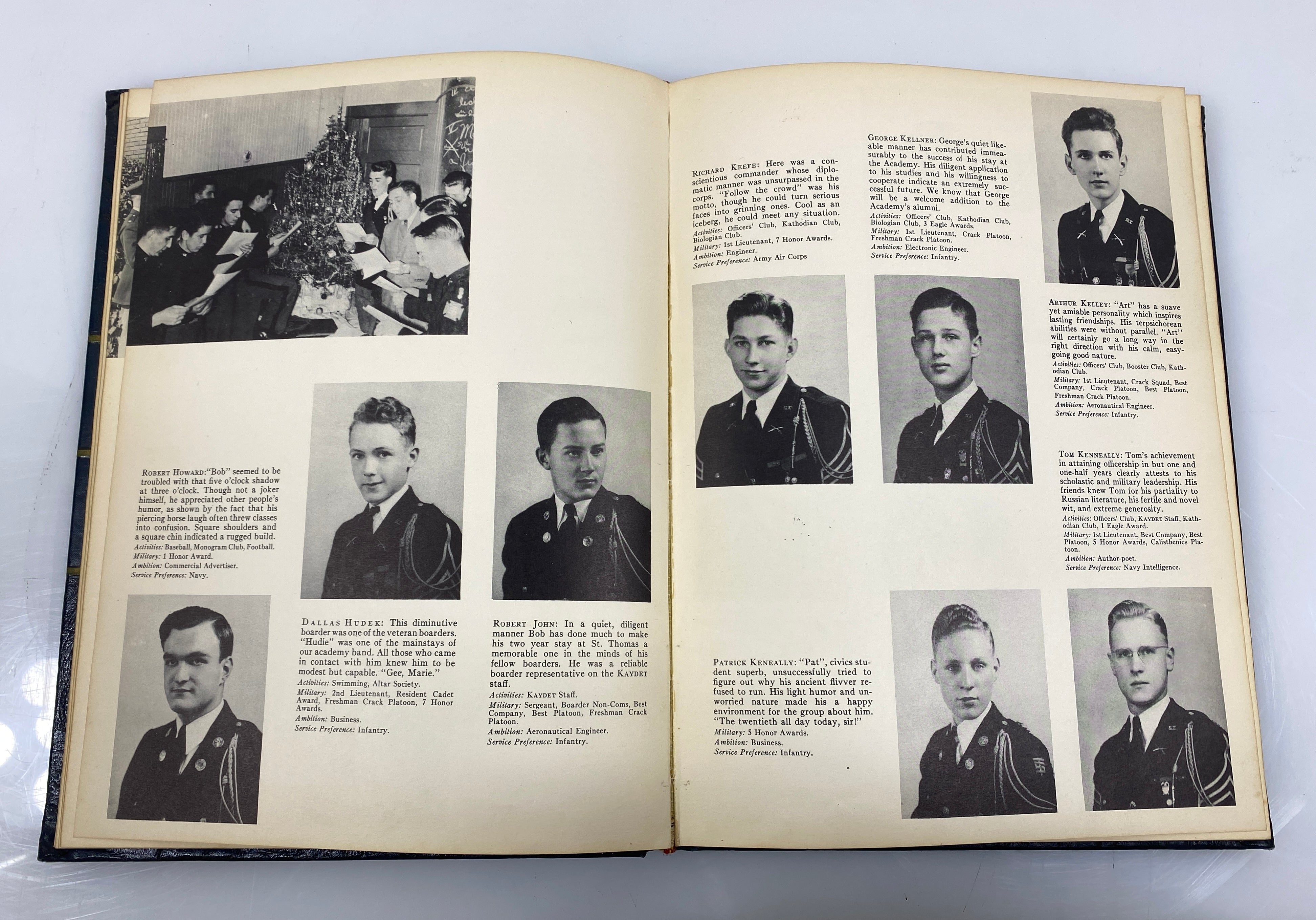 1943 St. Thomas Military Academy Yearbook "Kaydet" Minnesota HC