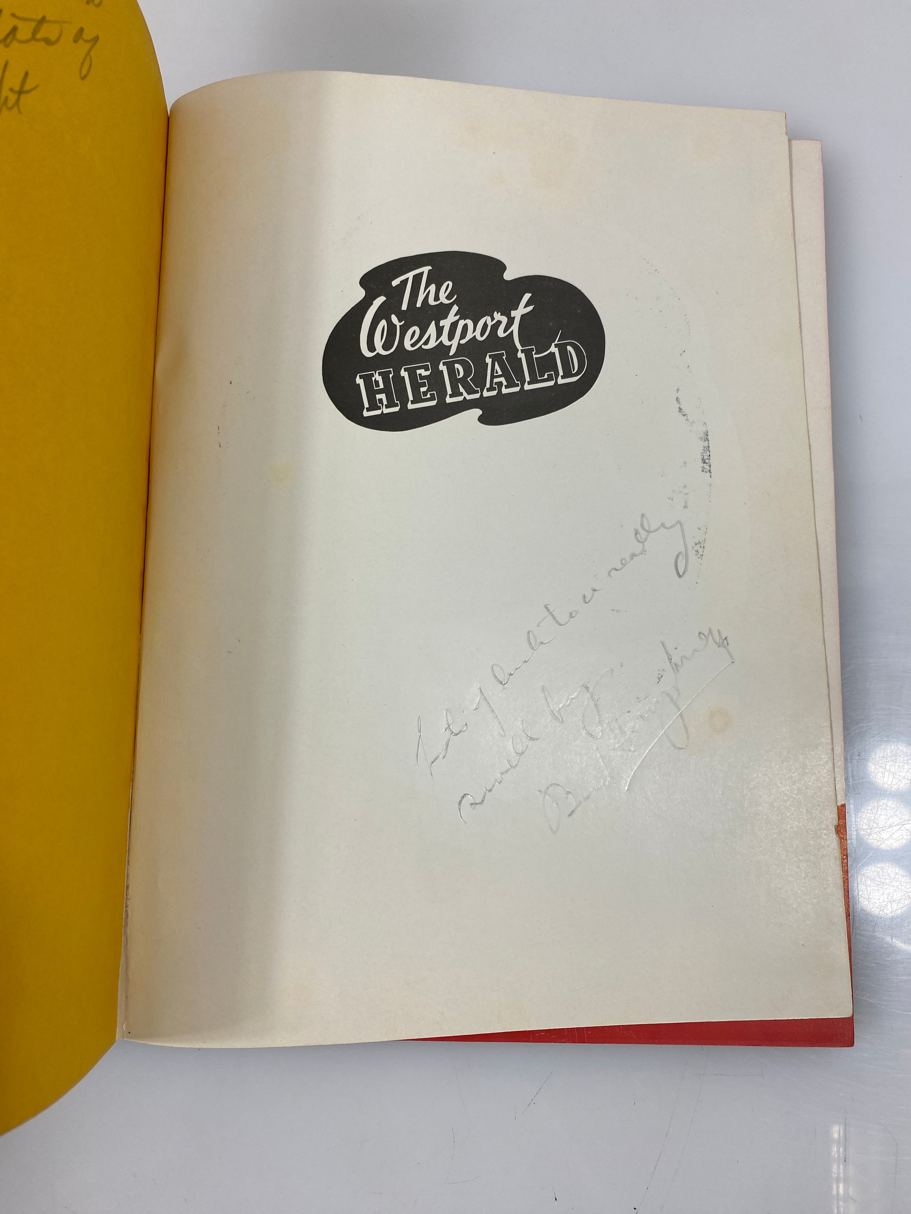 1943 Westport High School Yearbook Kansas City Missouri HC w Ephemera