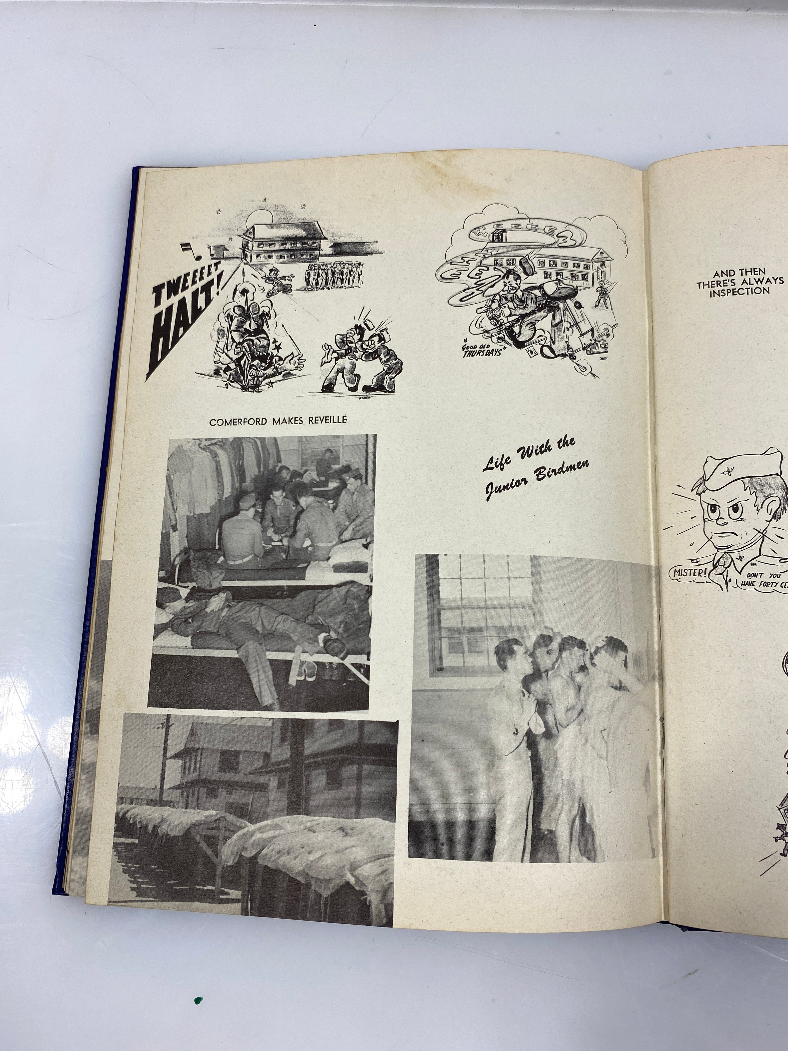 1944 "CAVU" Goodfellow Field, TX US Air Force Flying Training Yearbook HC