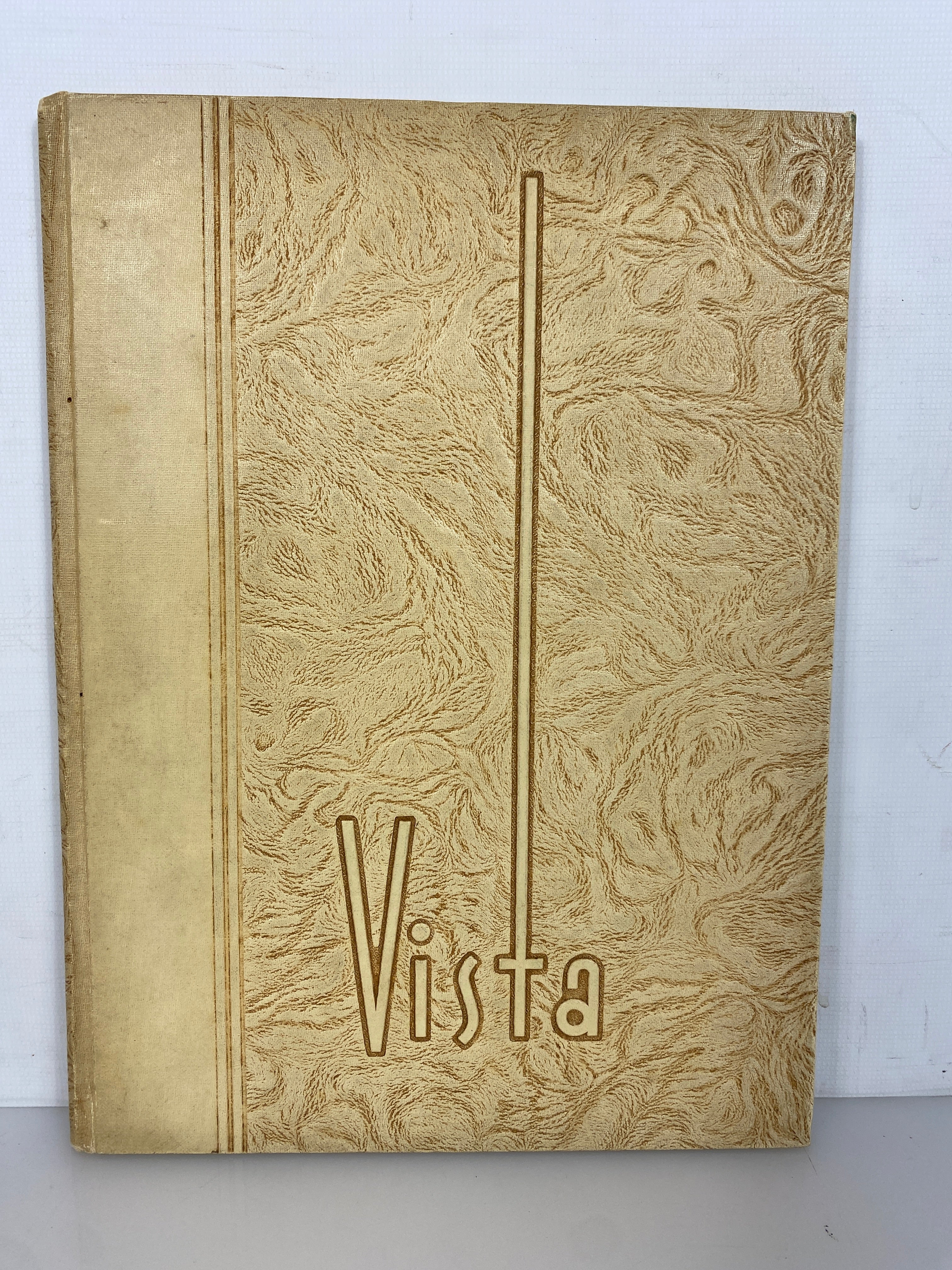1944 Greenville College Yearbook "The Vista" Greenville Illinois HC