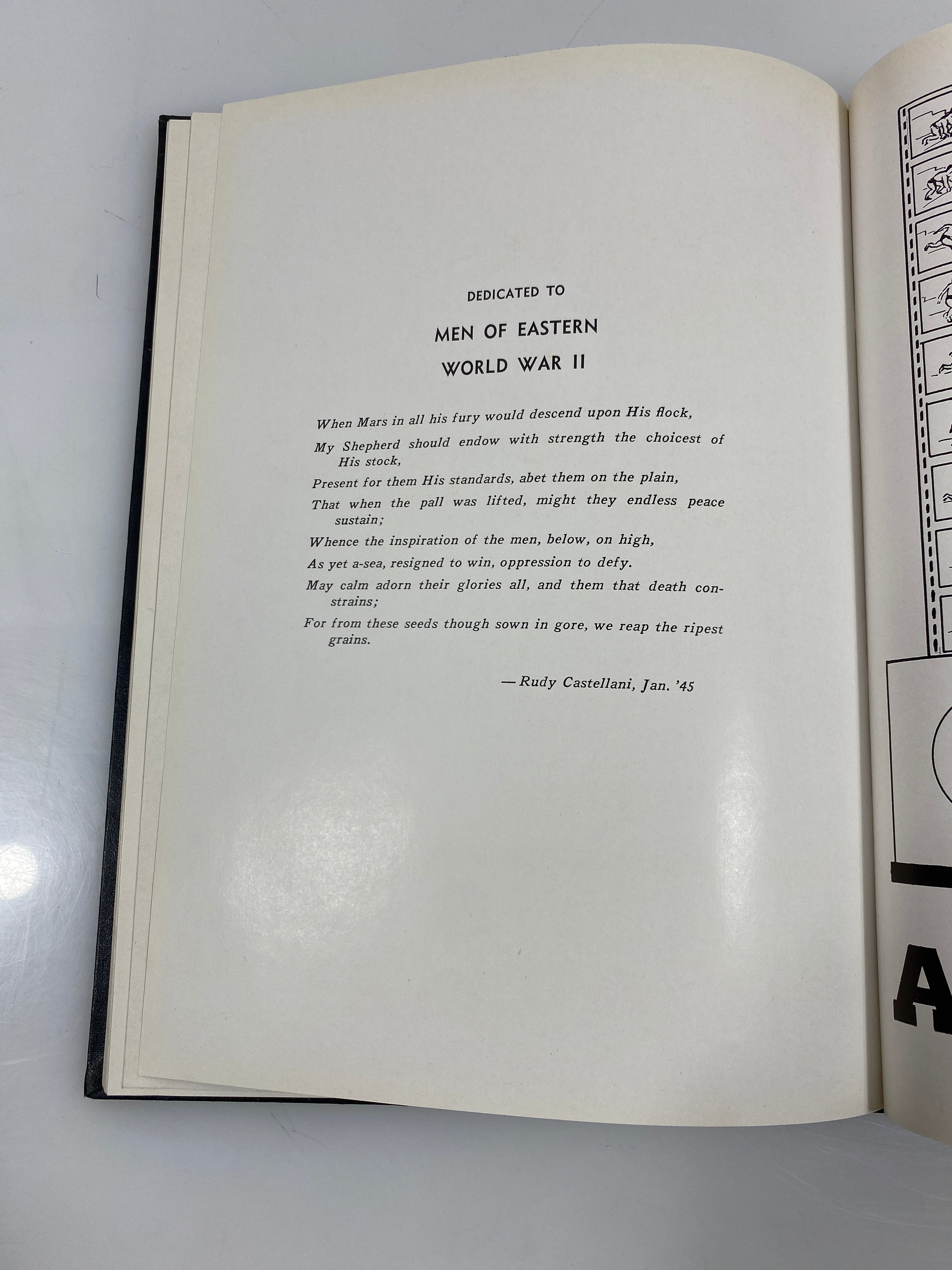 1944 "Lantern" Lansing Eastern High School Yearbook Michigan HC