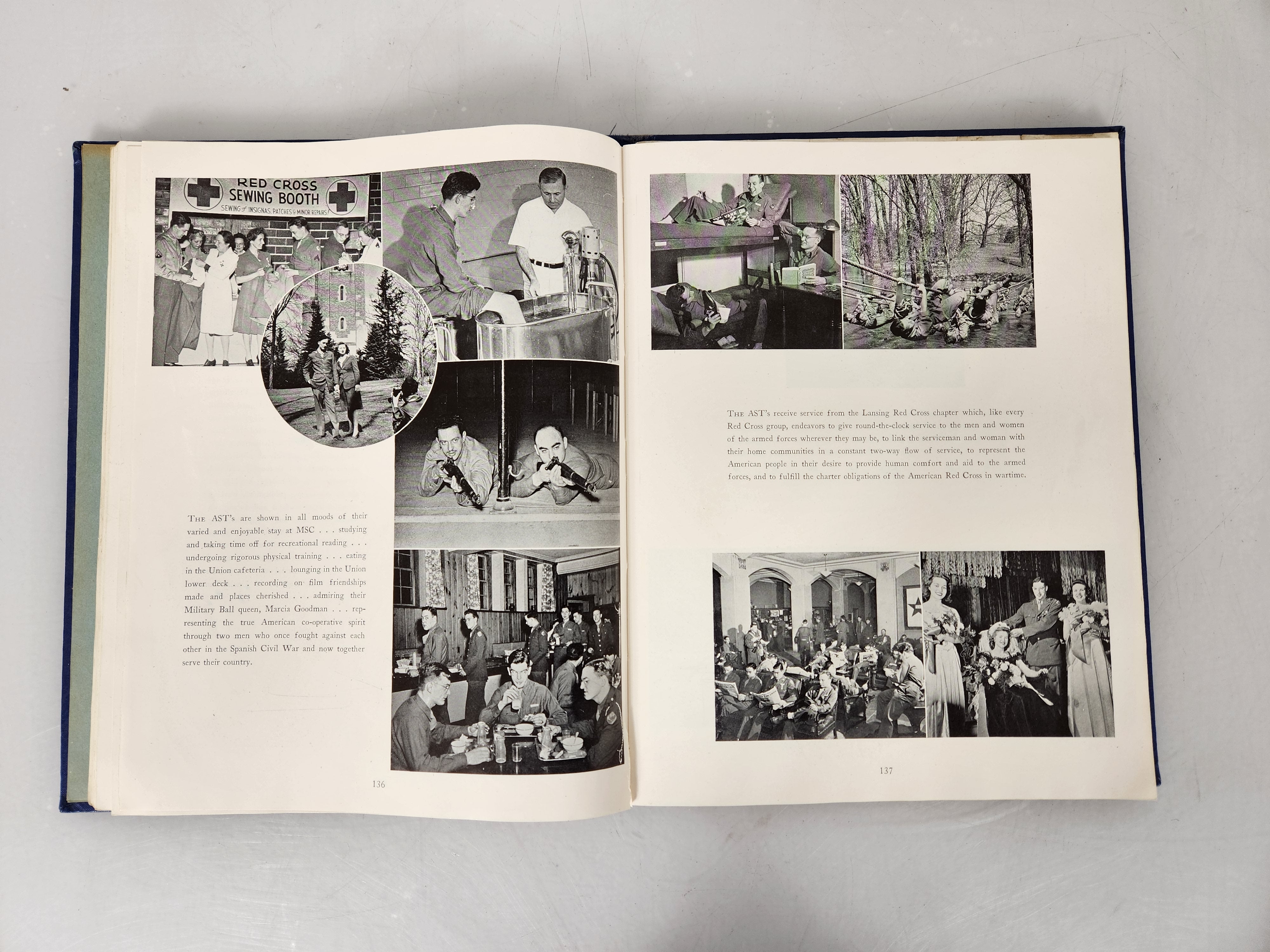 1944 Michigan State College Yearbook Wolverine
