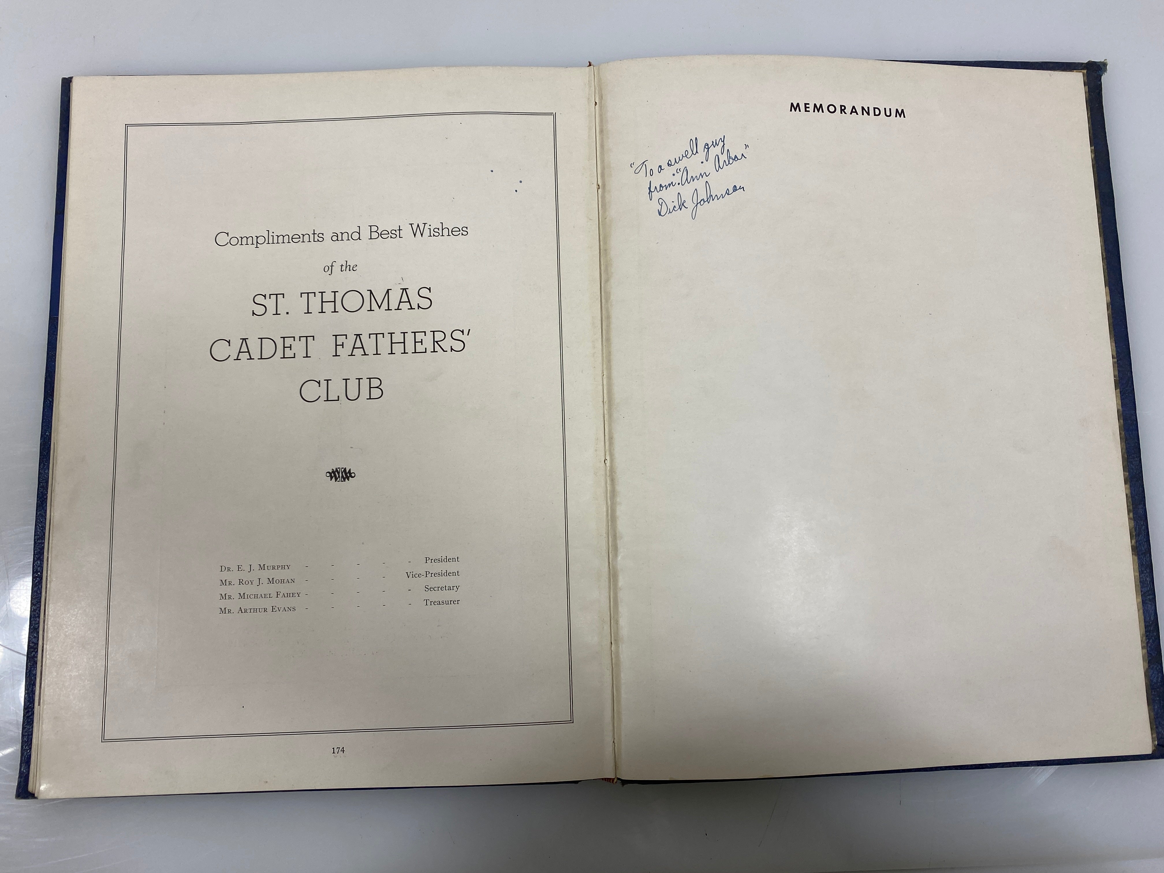 1944 St. Thomas Military Academy Yearbook "Kaydet" Minnesota HC