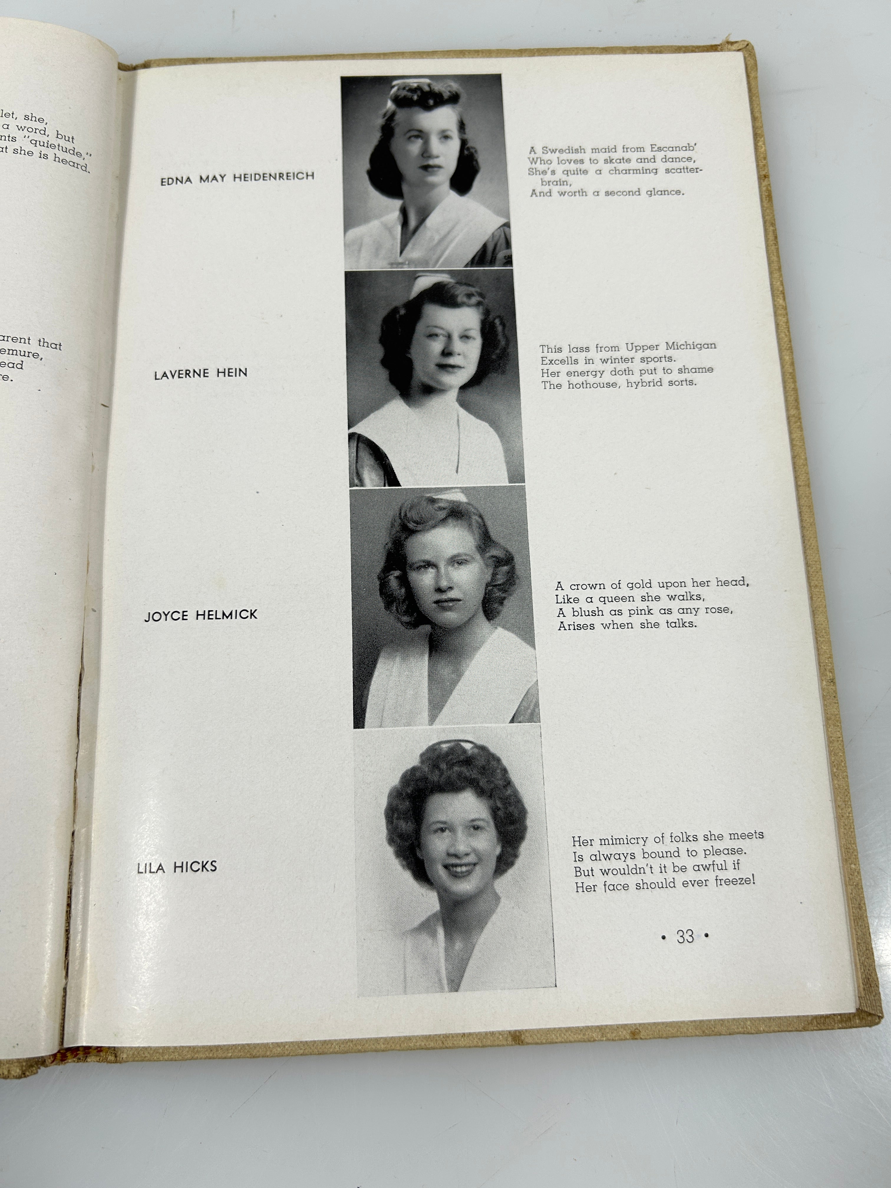 1945 "Scalpel" University of Michigan School of Nursing Yearbook