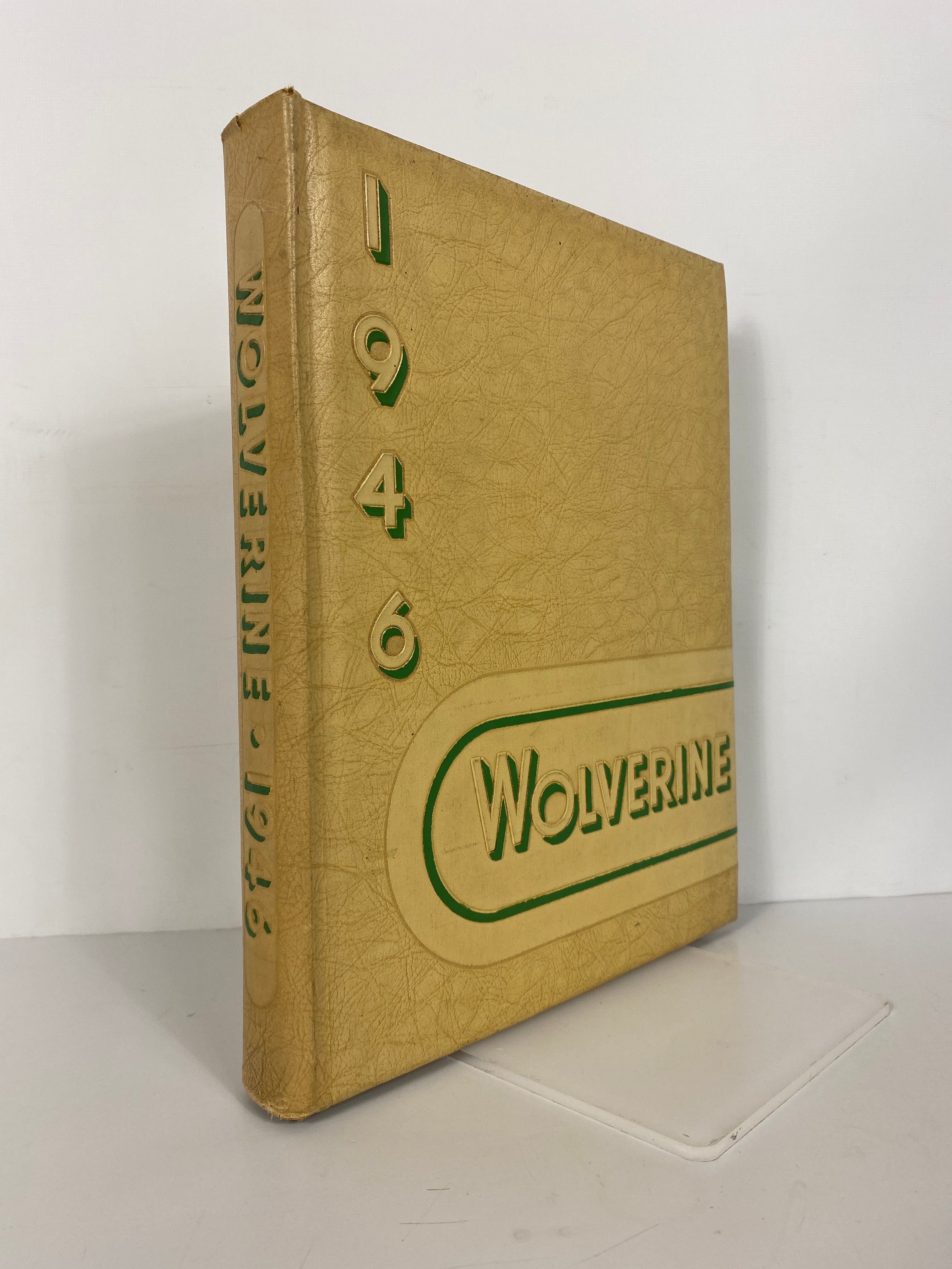 1946 Michigan State College Yearbook "Wolverine" HC