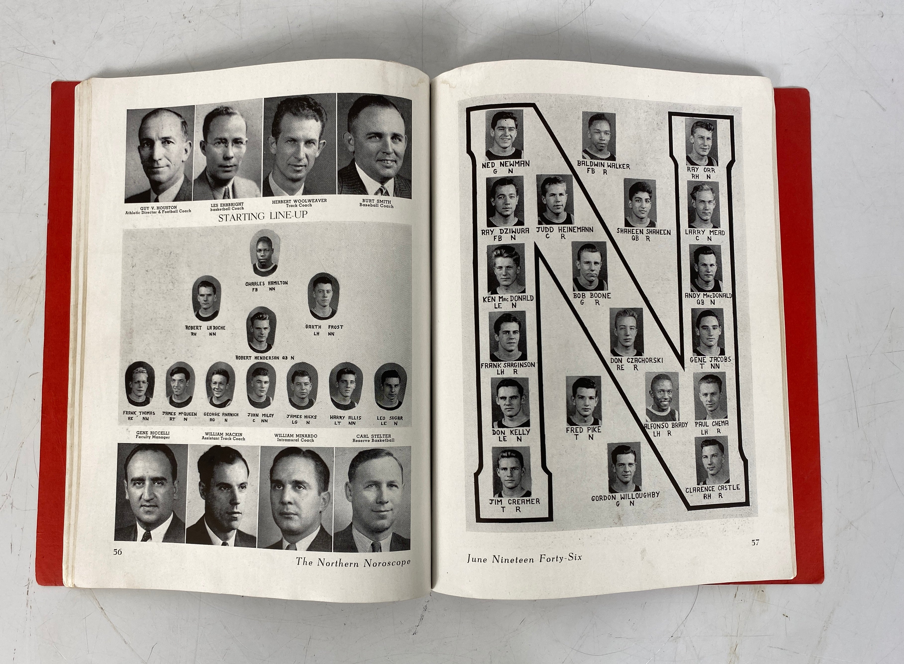 1946 Northern High School Yearbook Flint Michigan SC