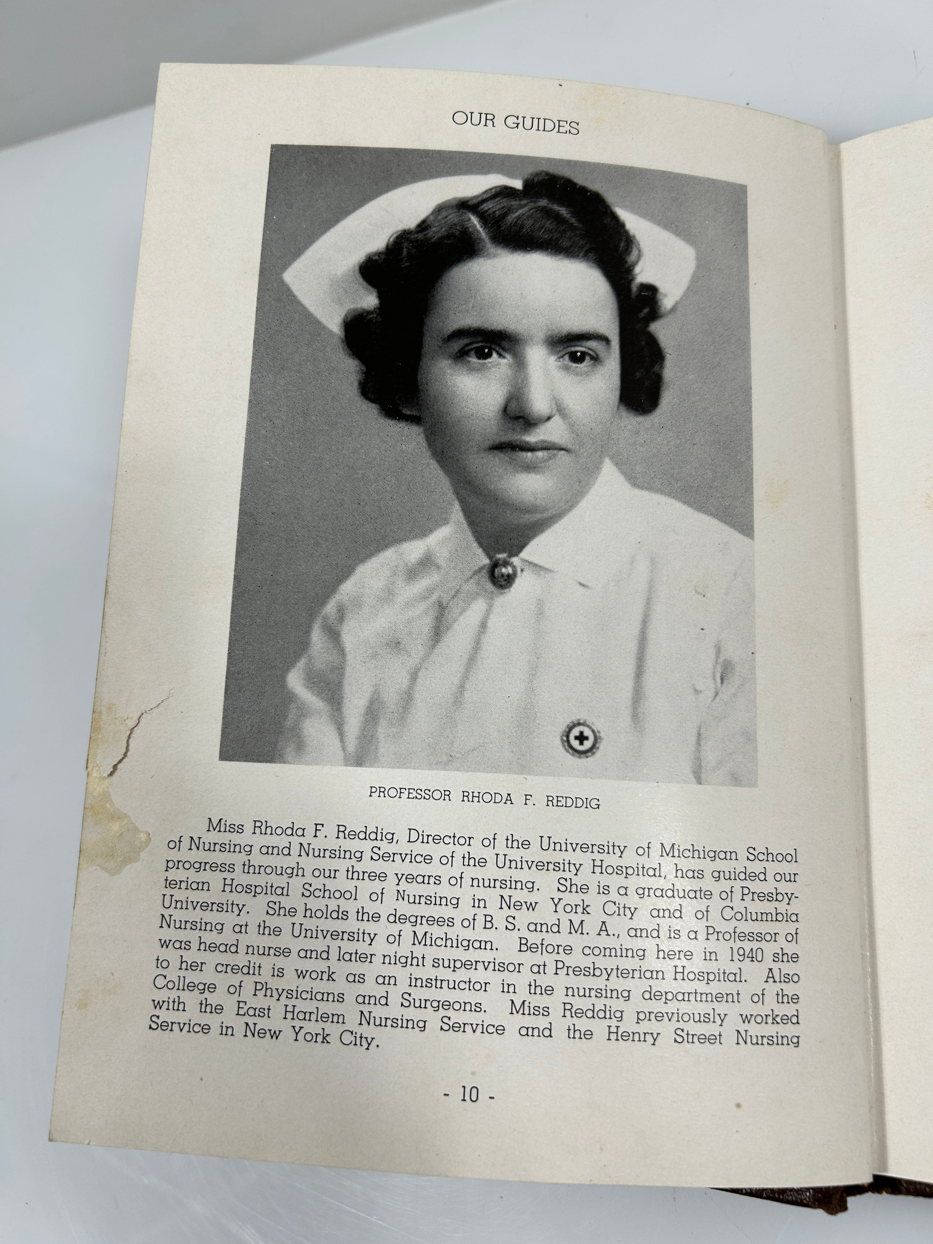 1946 "Scalpel" University of Michigan School of Nursing Yearbook
