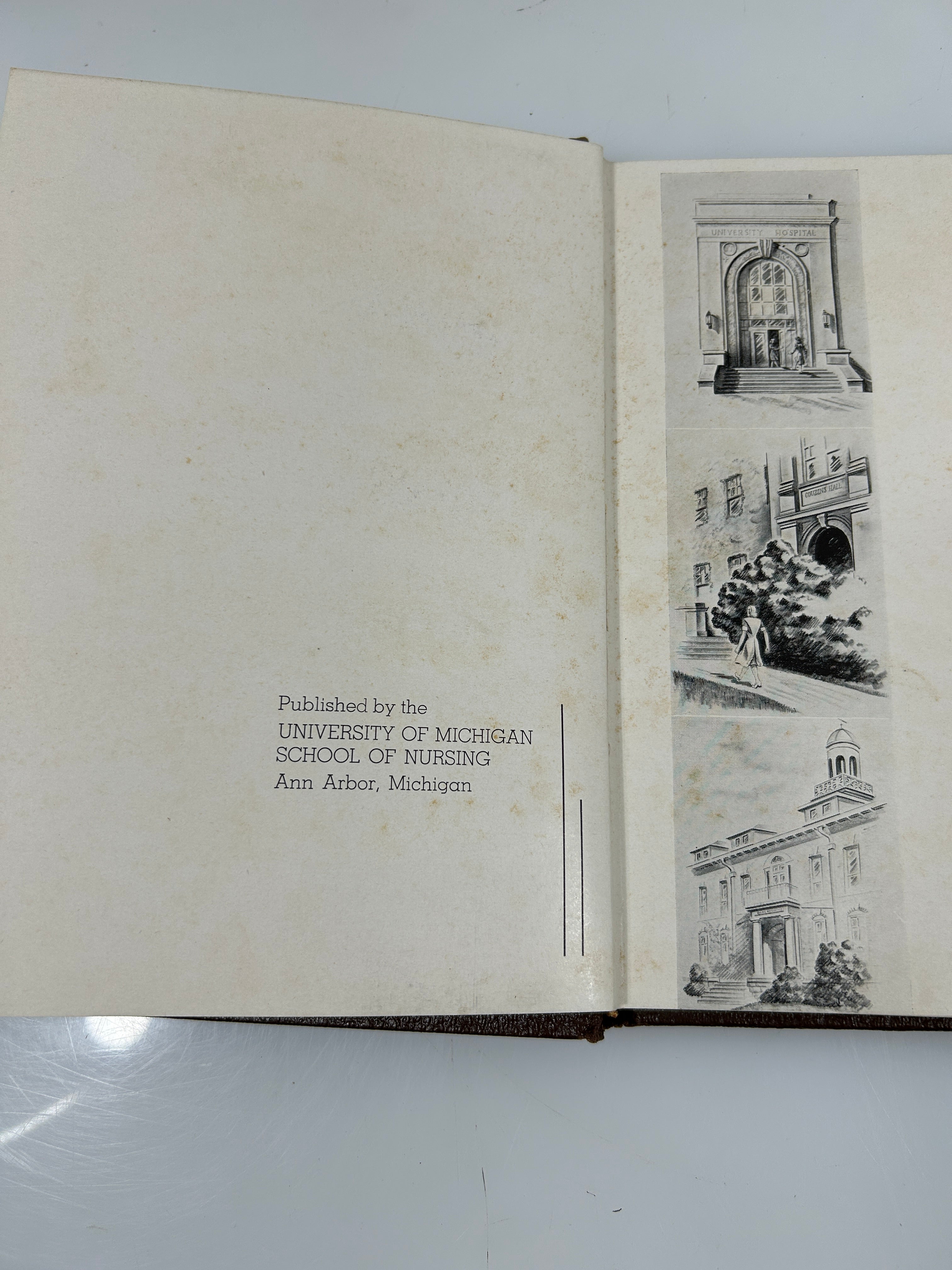 1946 "Scalpel" University of Michigan School of Nursing Yearbook