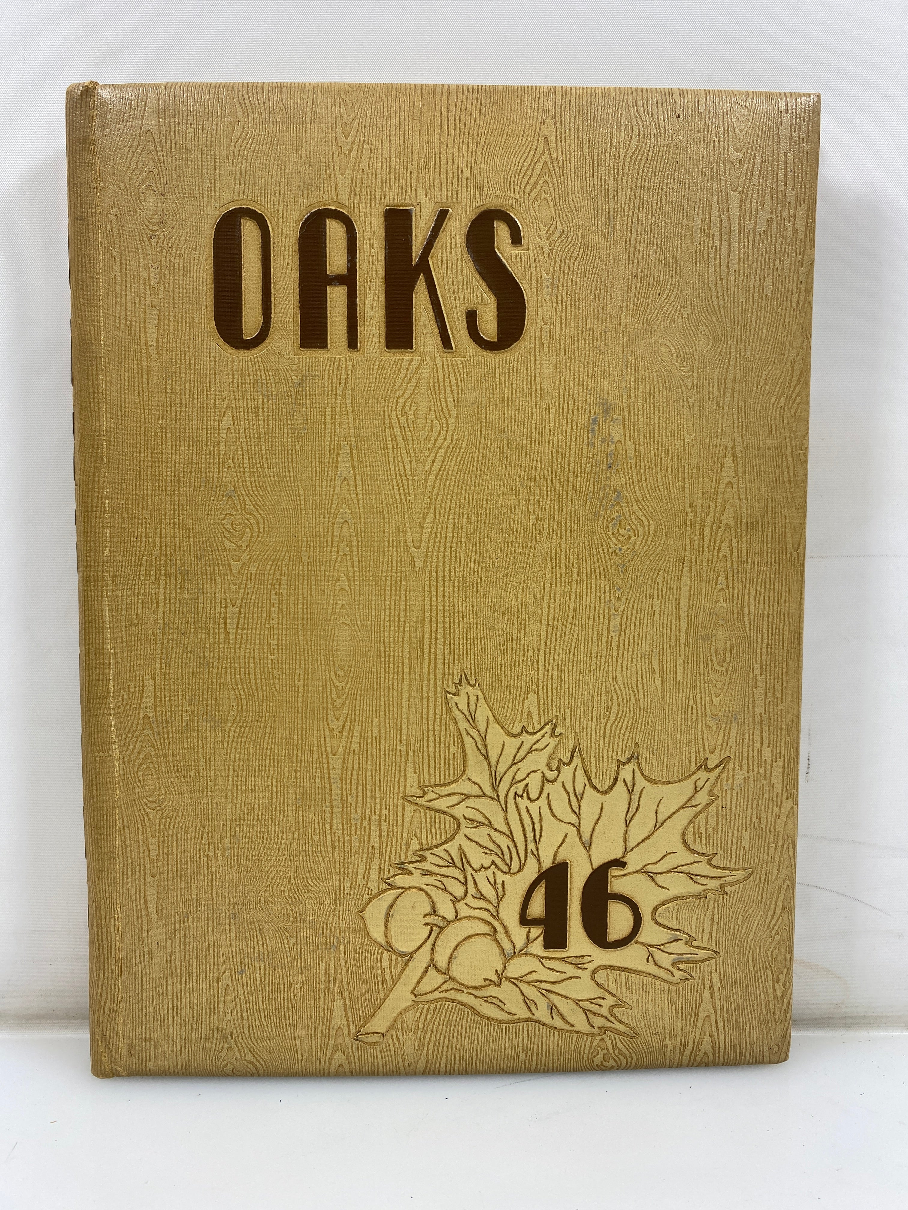 1946 "The Oaks" Muskegon Heights High School Yearbook Michigan HC