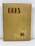 1946 "The Oaks" Muskegon Heights High School Yearbook Michigan HC