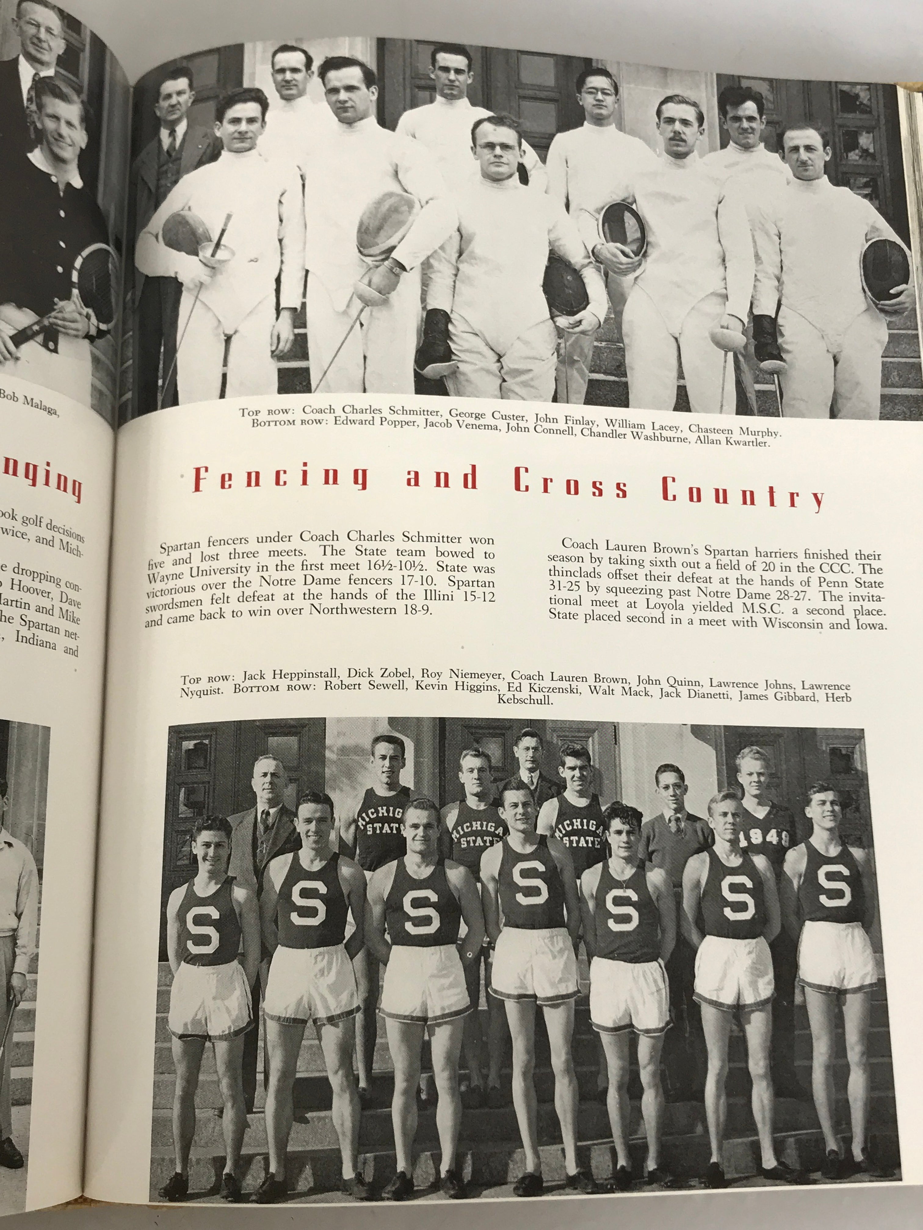 1947 Michigan State College Yearbook East Lansing Michigan HC