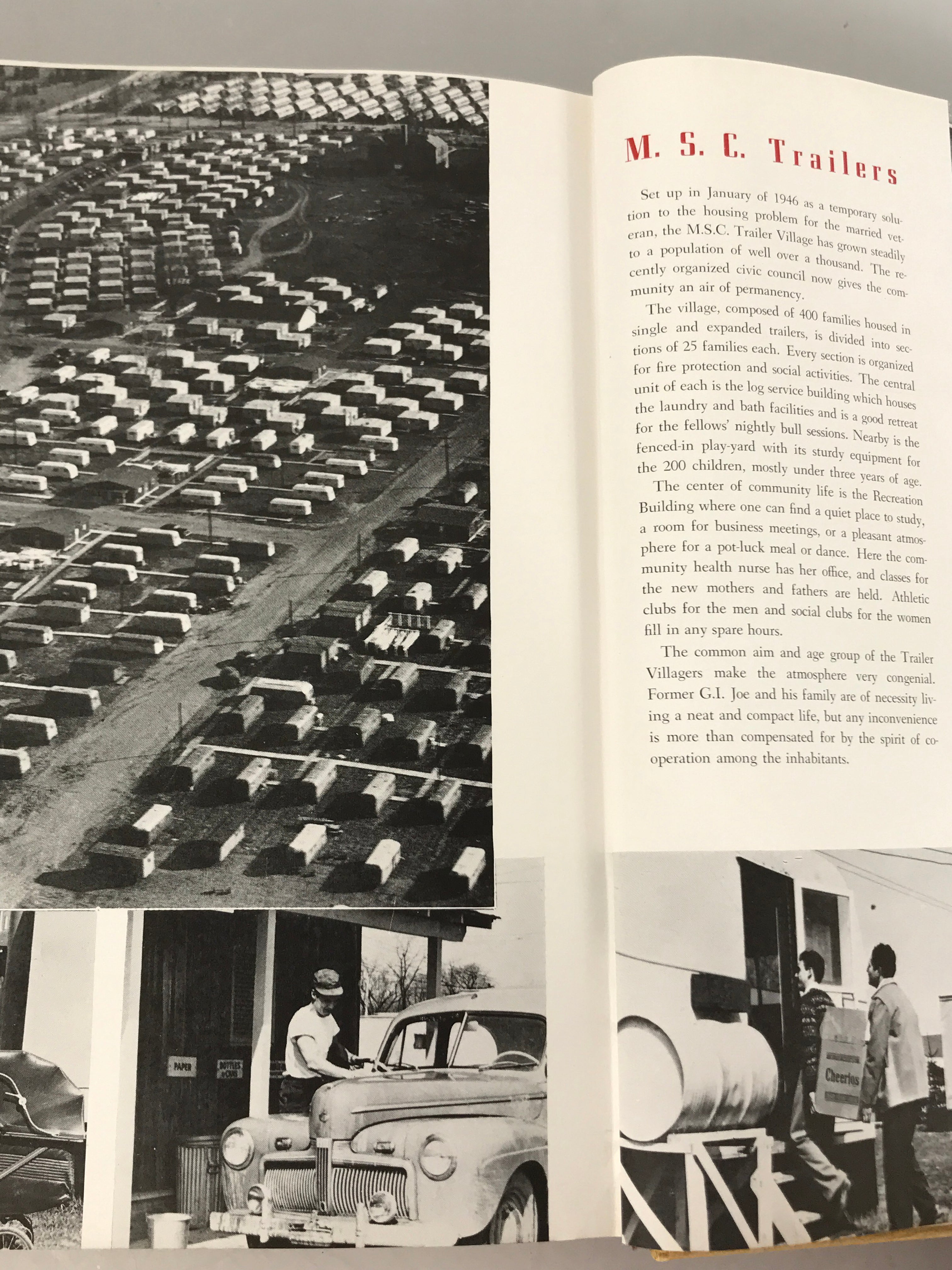 1947 Michigan State College Yearbook East Lansing Michigan HC