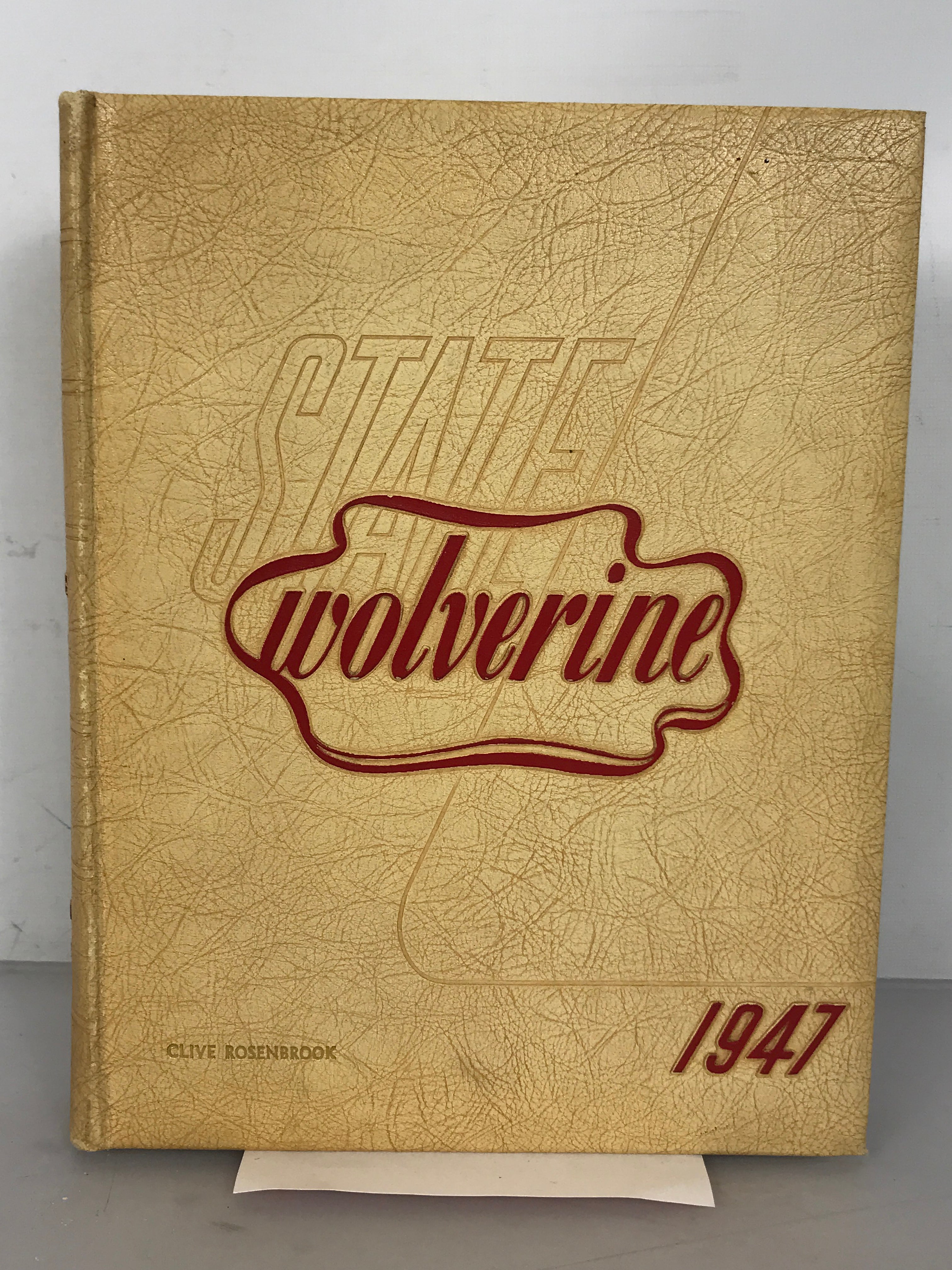 1947 Michigan State College Yearbook East Lansing Michigan HC