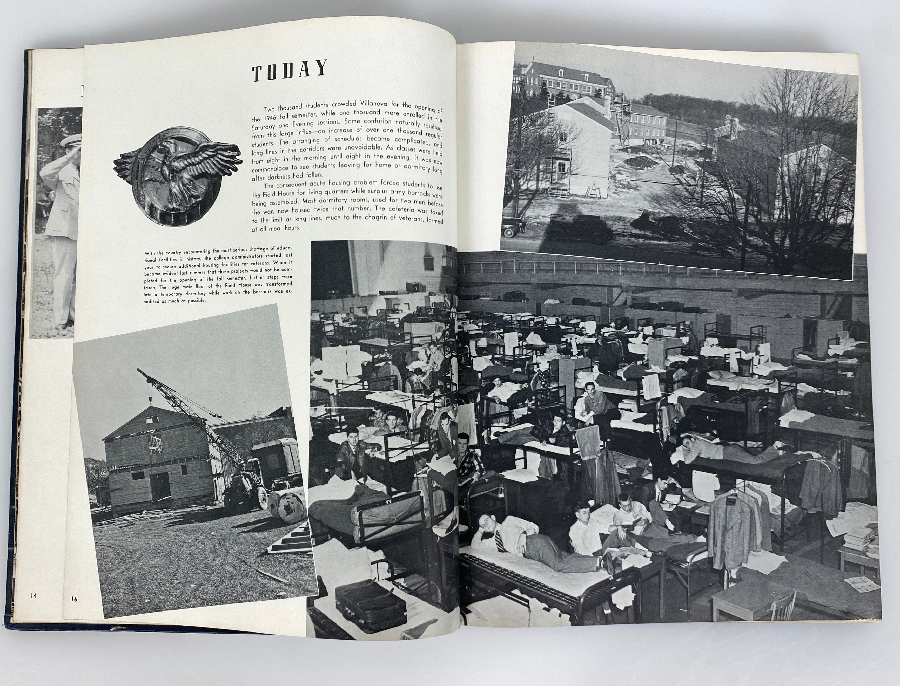 1947 Villanova College Yearbook "Belle Air" Villanova Pennsylvania HC