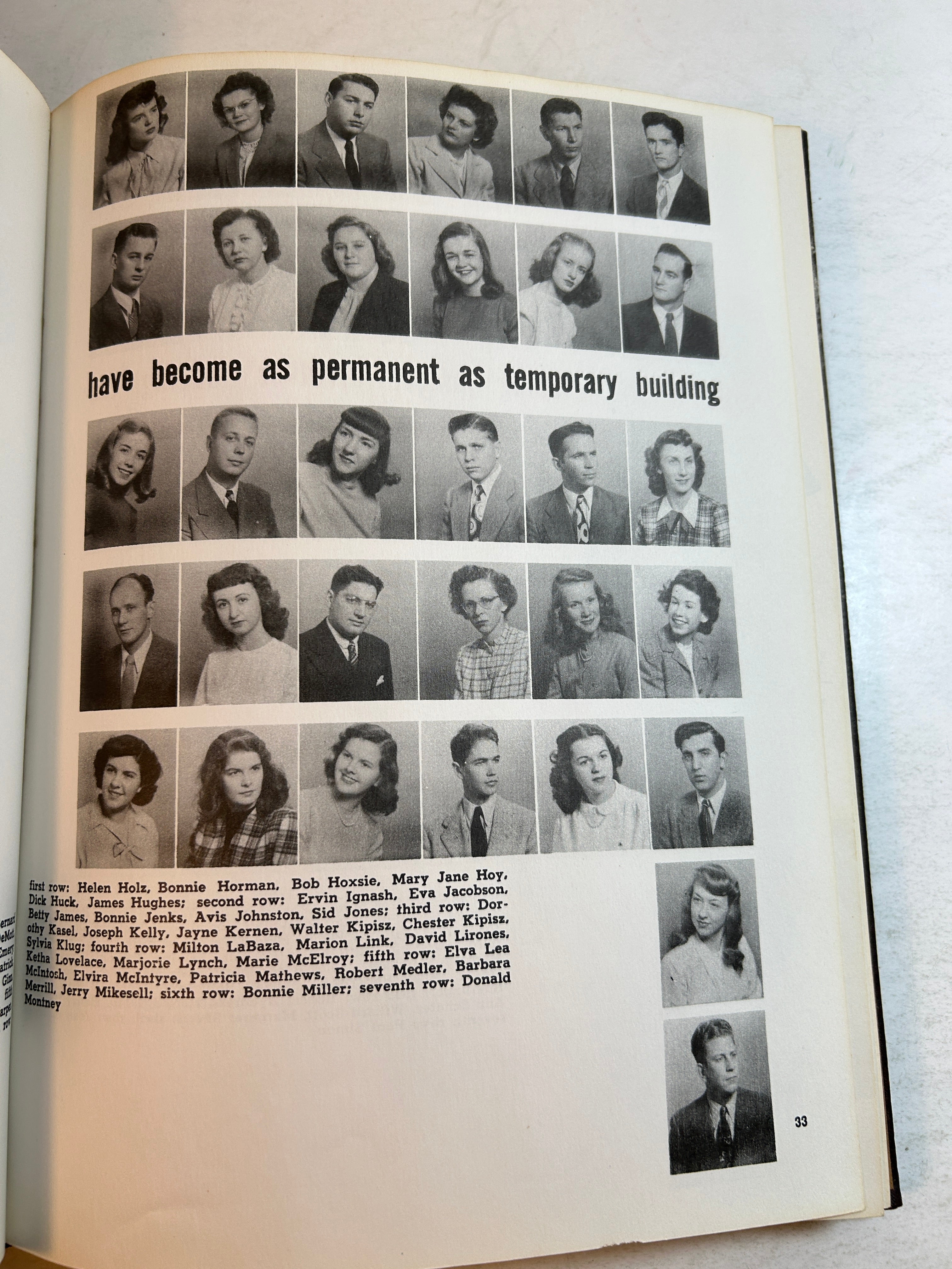 1948 "Chippewa" Central Michigan University Yearbook Mt. Pleasant, MI HC
