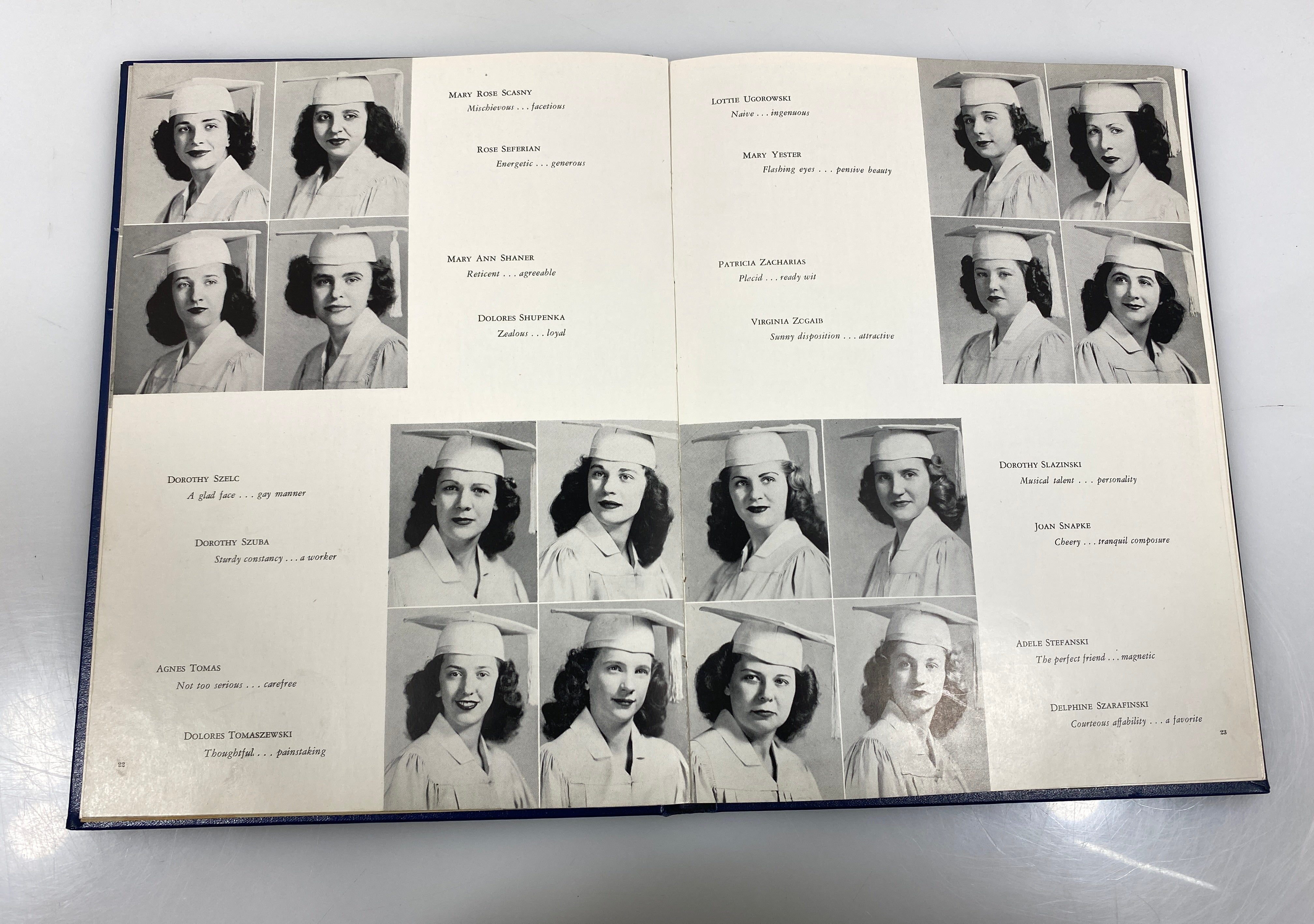 1948 Girls Catholic Central Yearbook Detroit MI HC