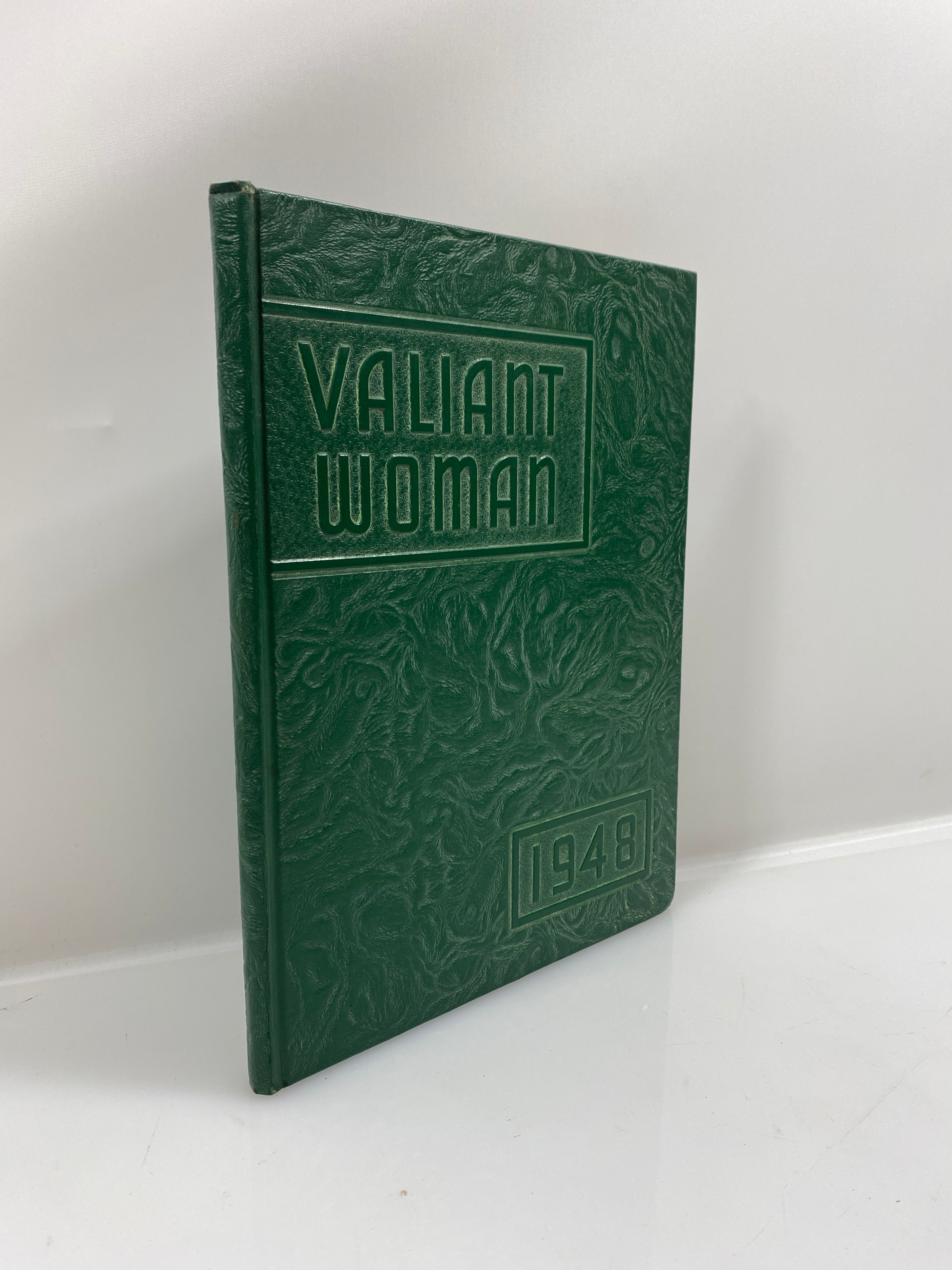 1948 Siena Heights College Yearbook "The Valiant Woman" Adrian Michigan HC