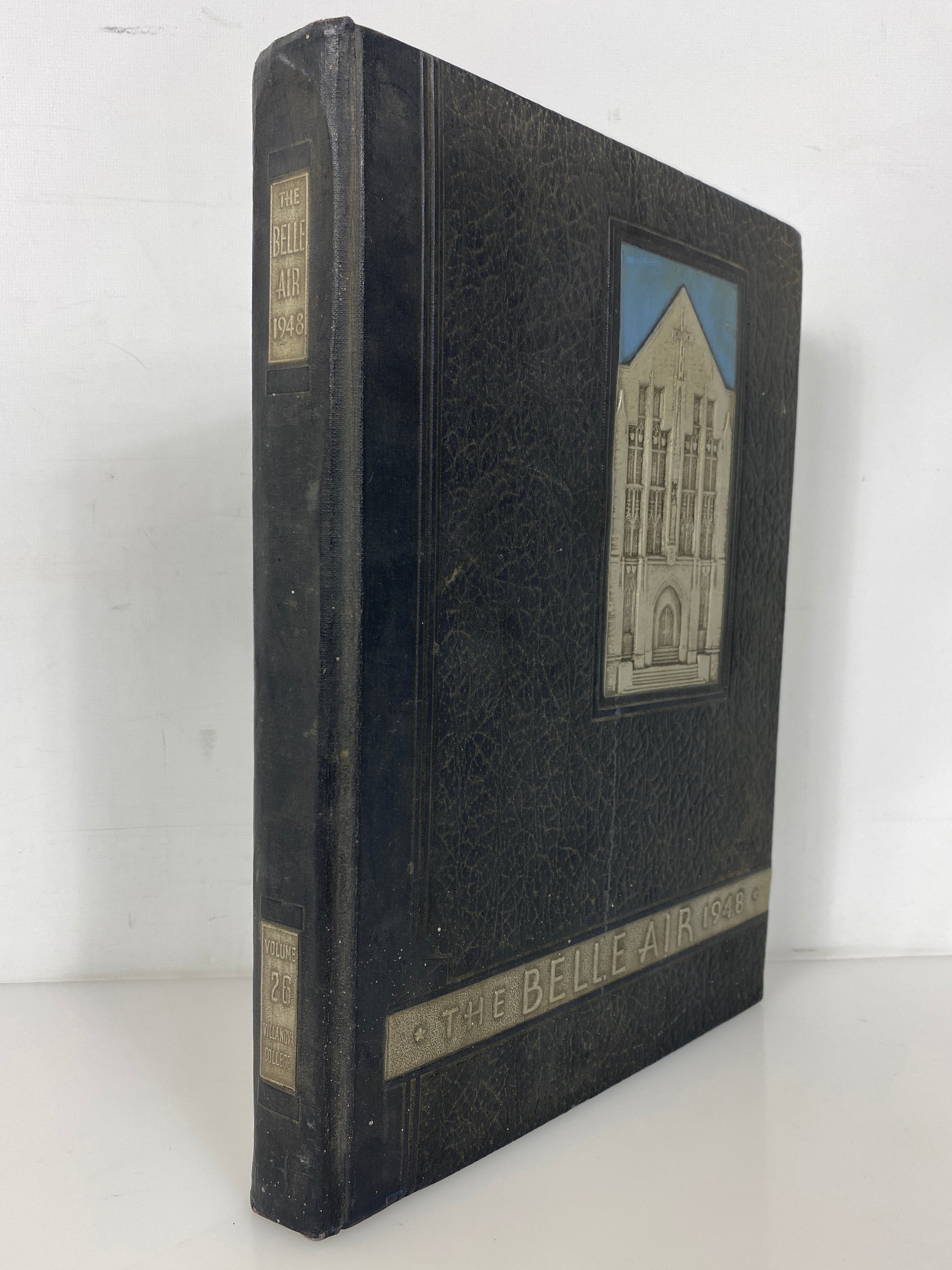 1948 Villanova College Yearbook " The Belle Air" Villanova PA with Ephemera HC