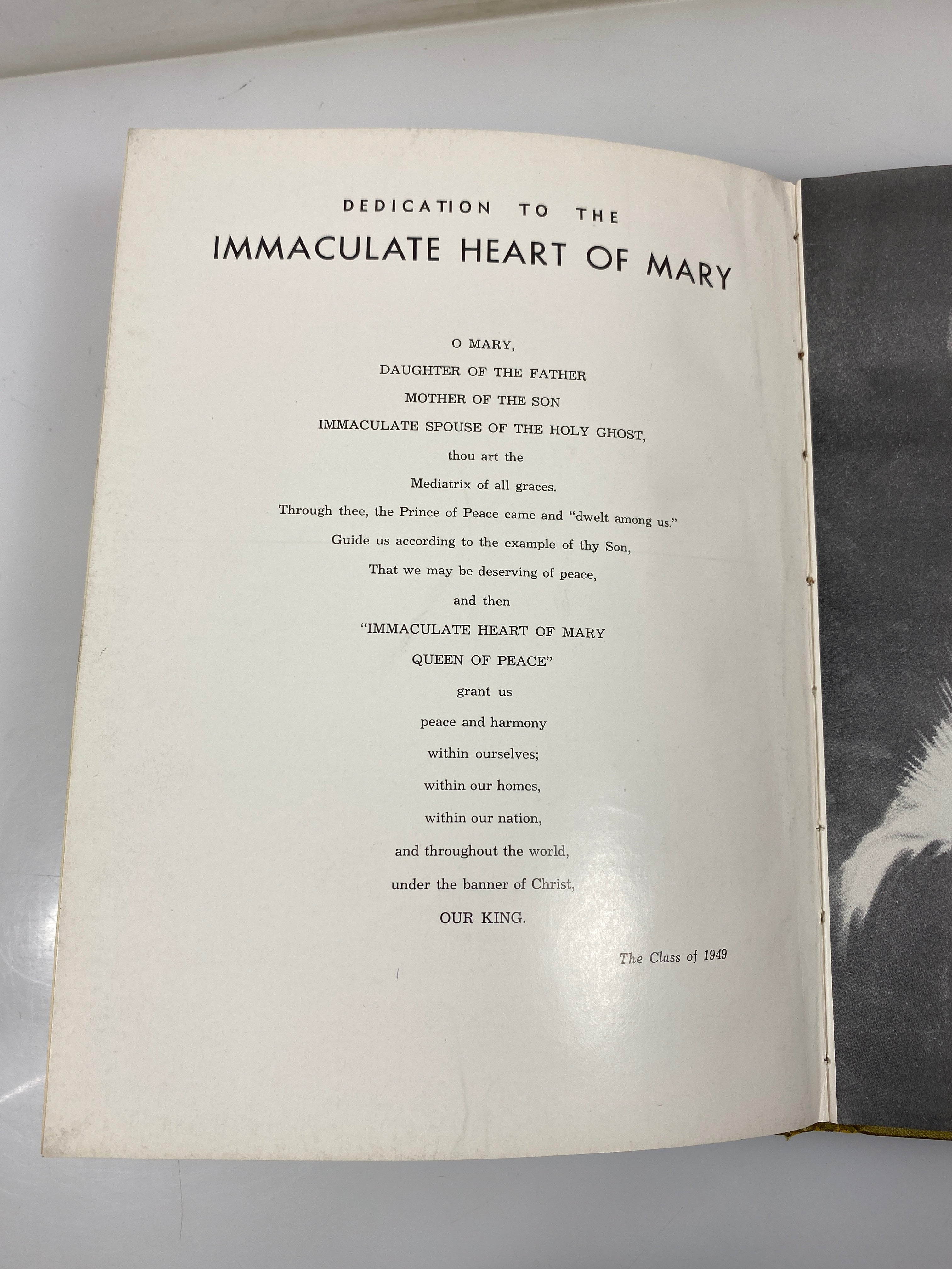 1949 Girls Catholic Central Yearbook Detroit MI HC