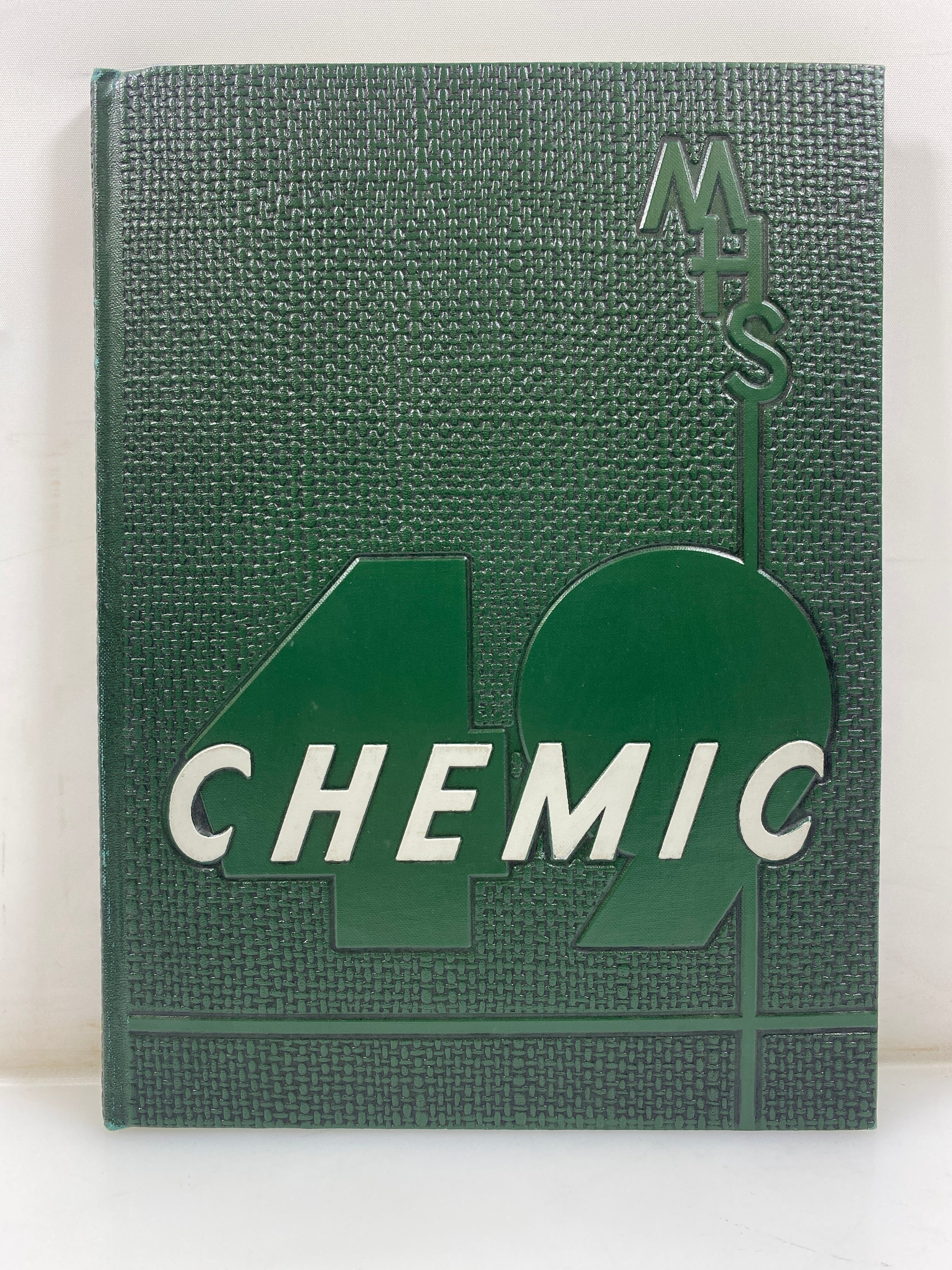 1949 Midland High School Yearbook "Chemic" Midland, MI HC