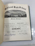 1949 Midland High School Yearbook "Chemic" Midland, MI HC