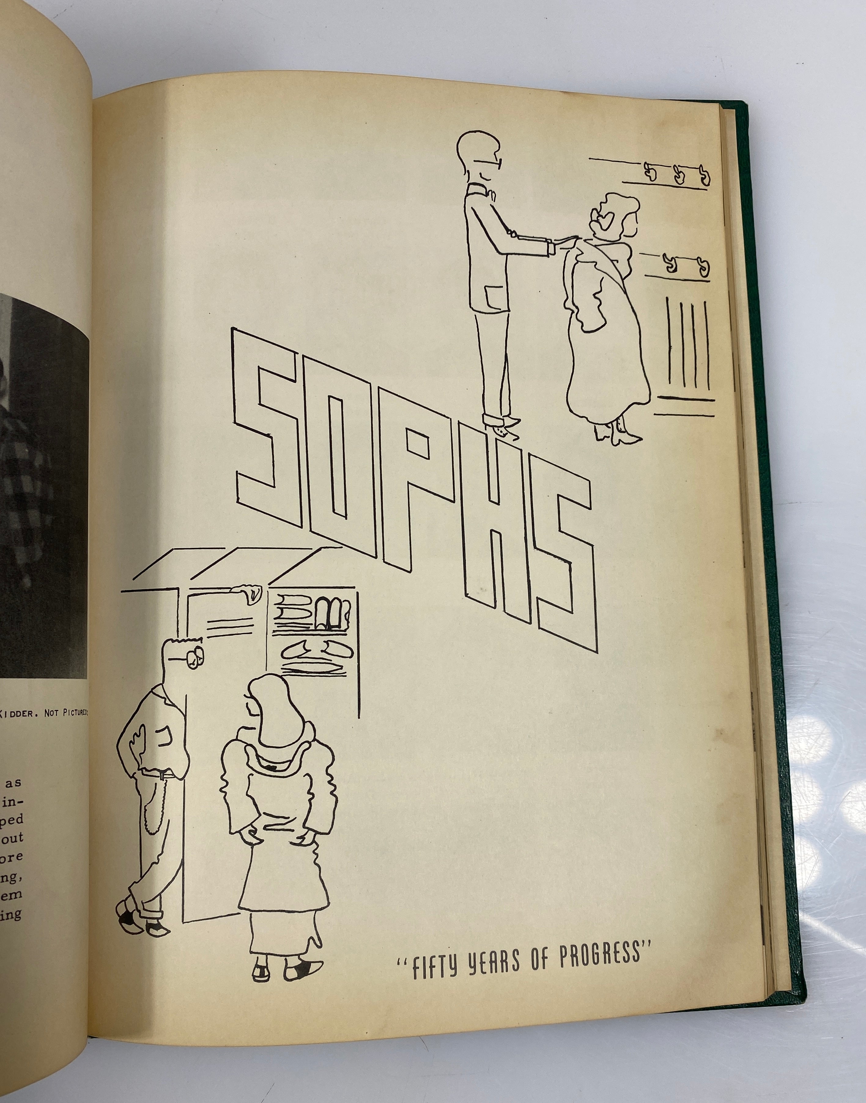 1950 "Fifty Years of Progress" Alma Senior High School Yearbook Alma MI.