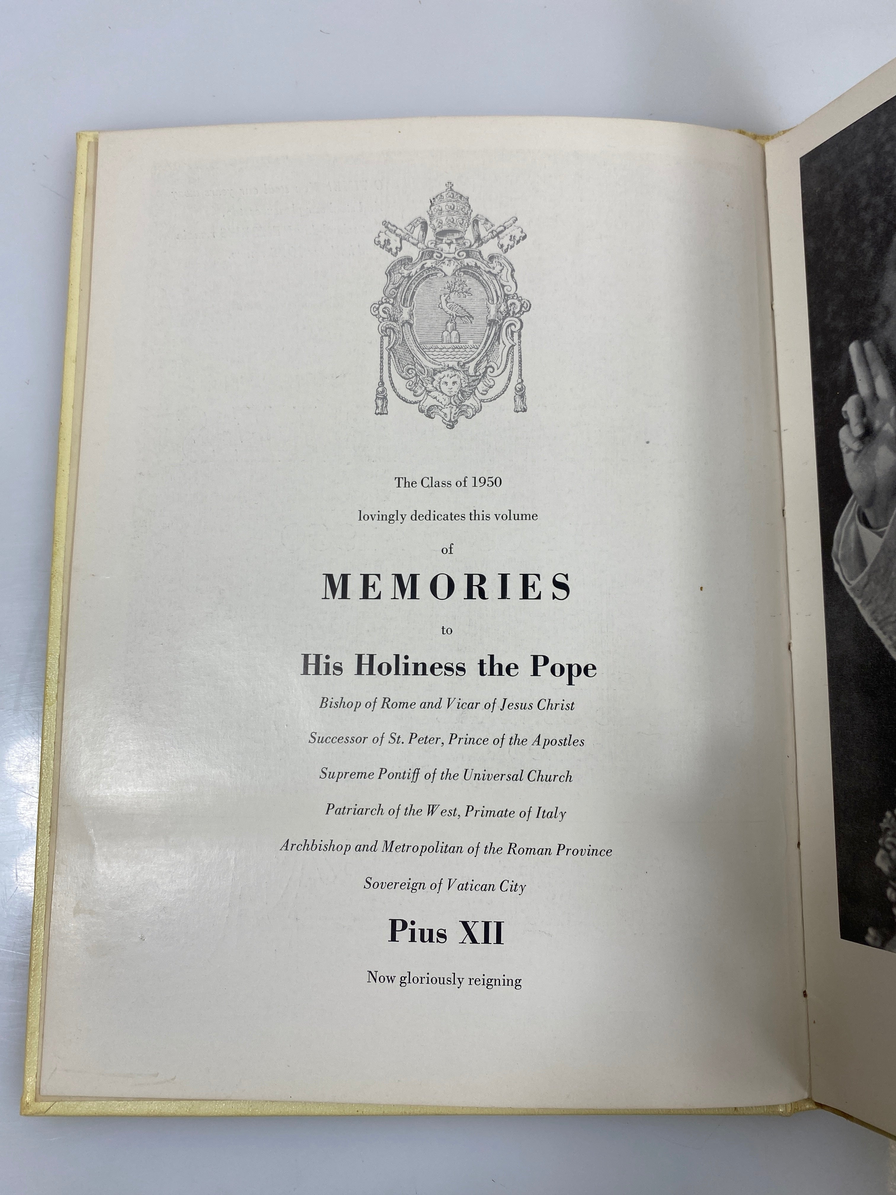 1950 Girls Catholic Central Yearbook Detroit MI HC