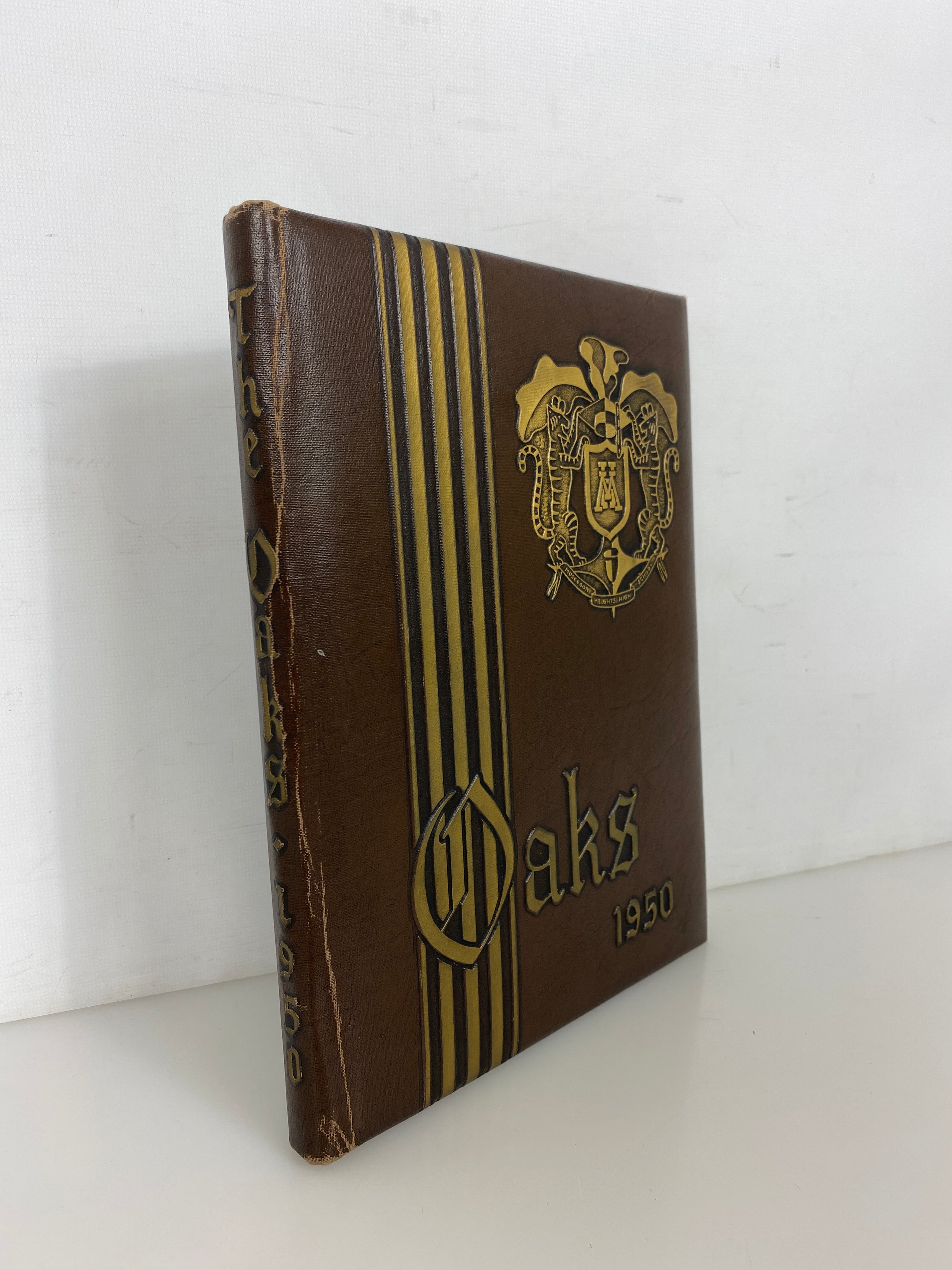 1950 Muskegon Heights High School Yearbook Michigan HC